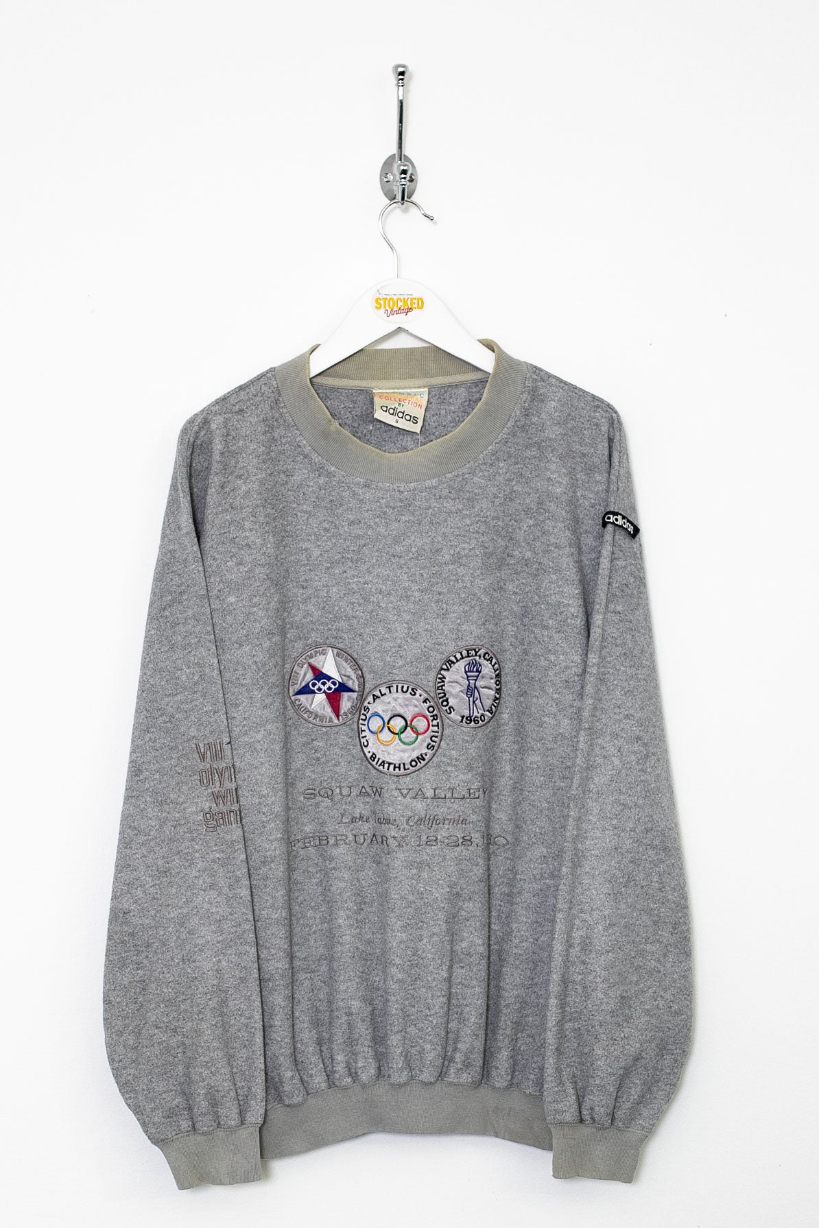 Rare 90s Adidas Olympics Fleece Sweatshirt (M)