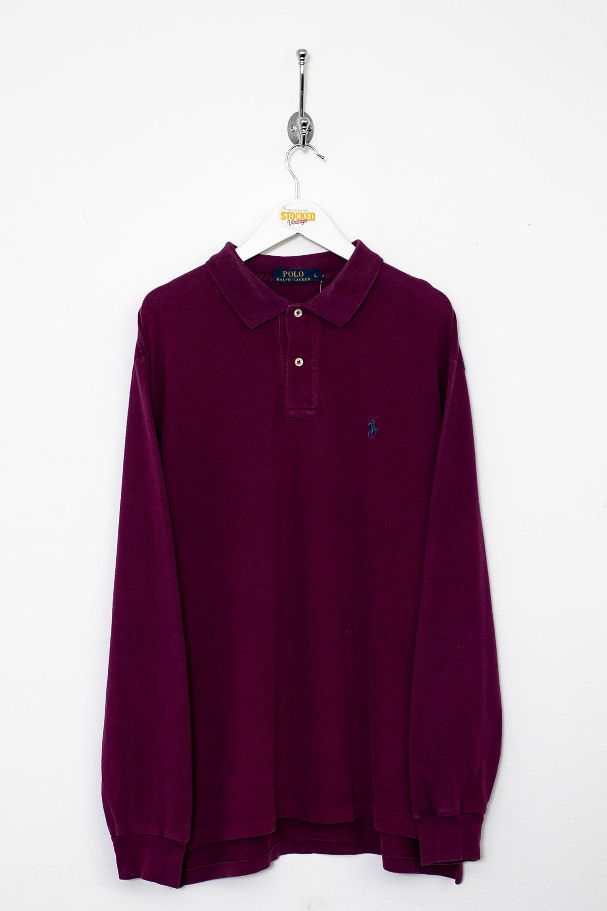 Ralph Lauren Long Sleeve Polo Shirt (L)