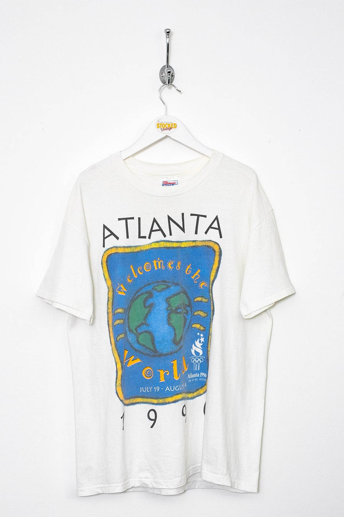 1996 Atlanta Olympics Single Stitch Graphic Tee (M)