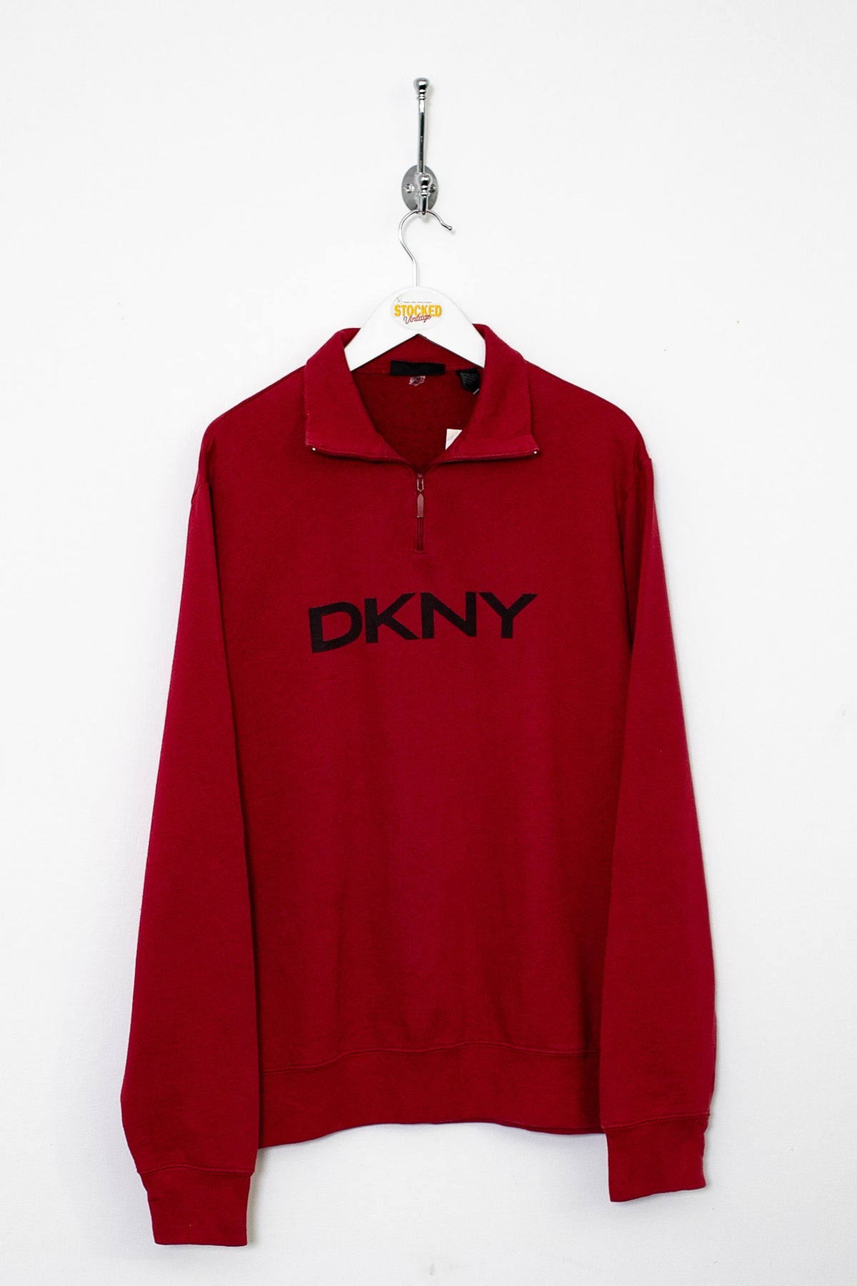 00s DKNY 1/4 Zip Sweatshirt (M)