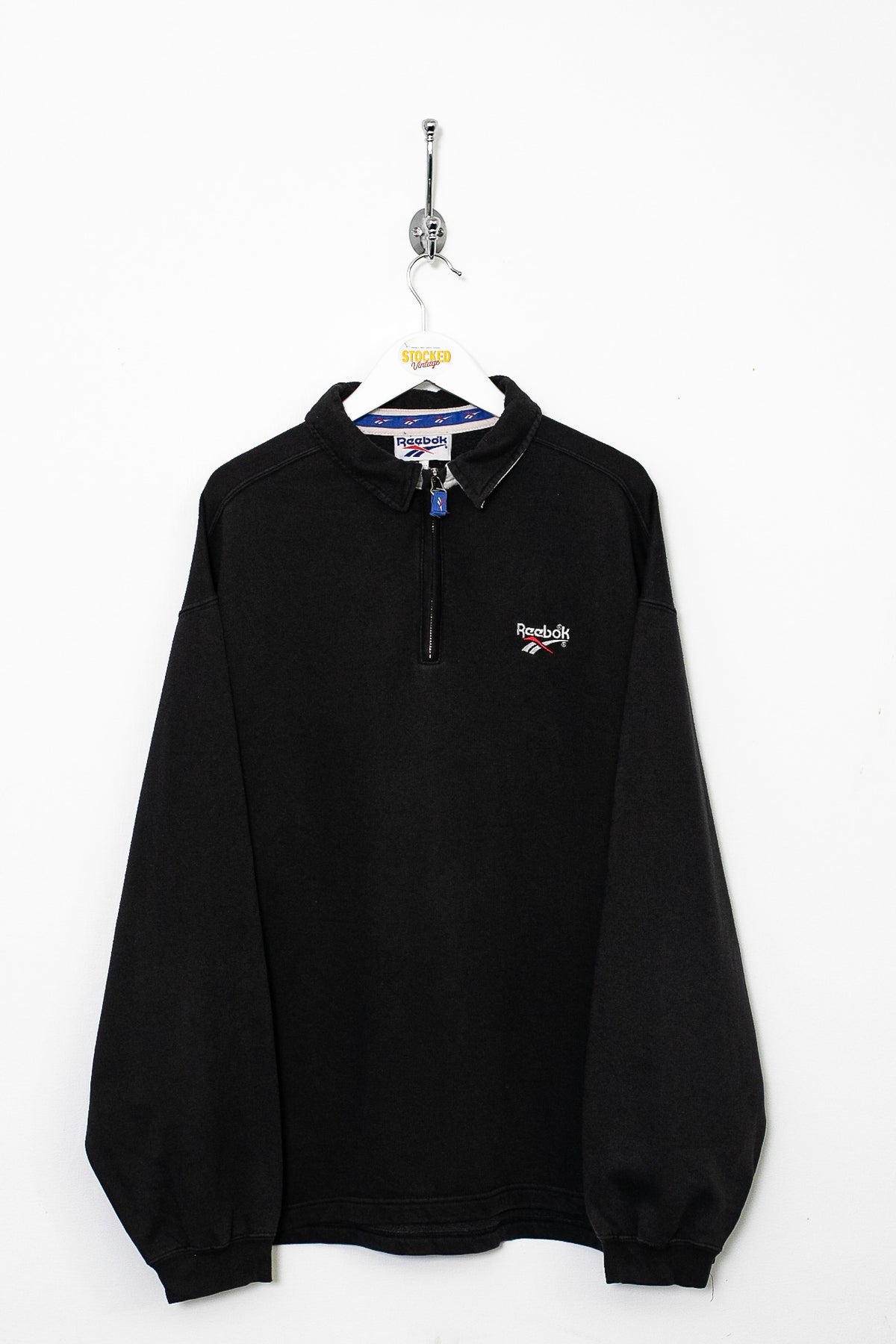 00s Reebok 1/4 Zip Sweatshirt (M)