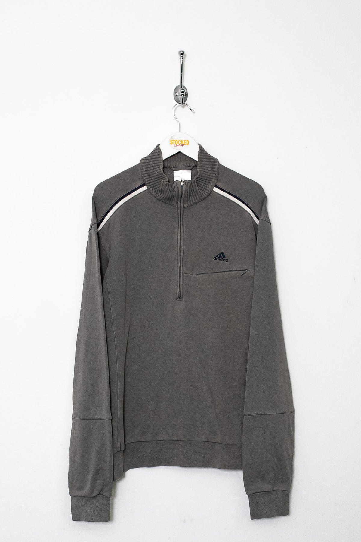 00s Adidas 1/4 Zip Sweatshirt (M)
