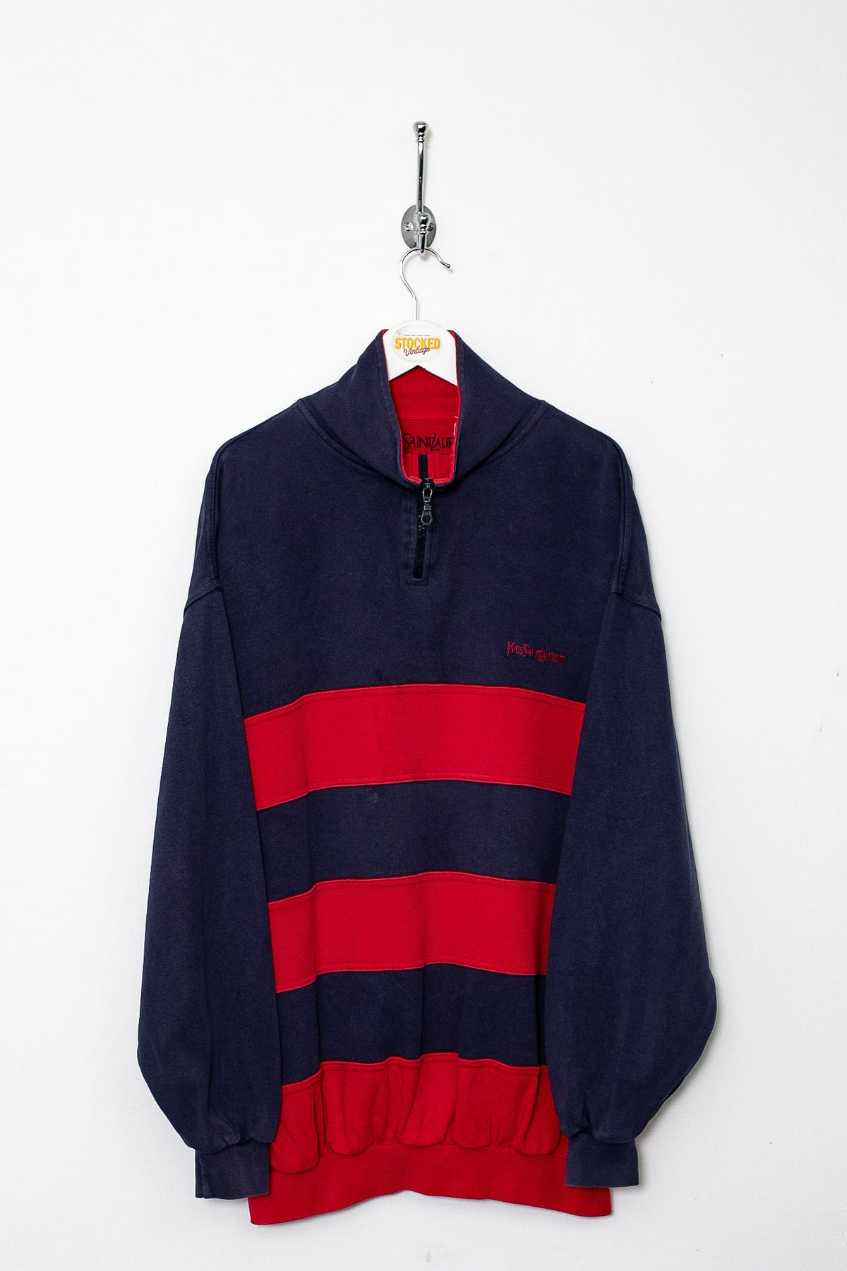 90s YSL 1/4 Zip Sweatshirt (XL)