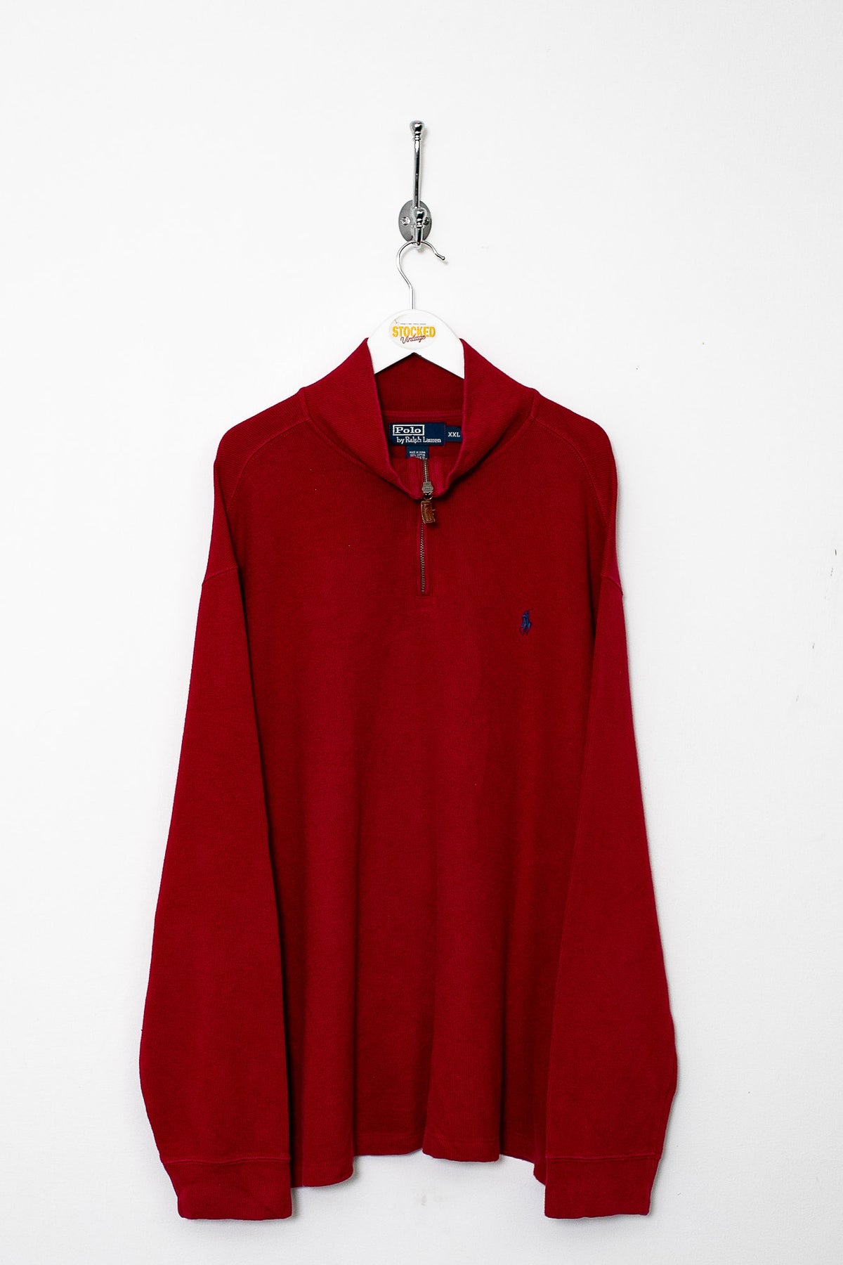 00s Ralph Lauren 1/4 Zip Sweatshirt (XXL)