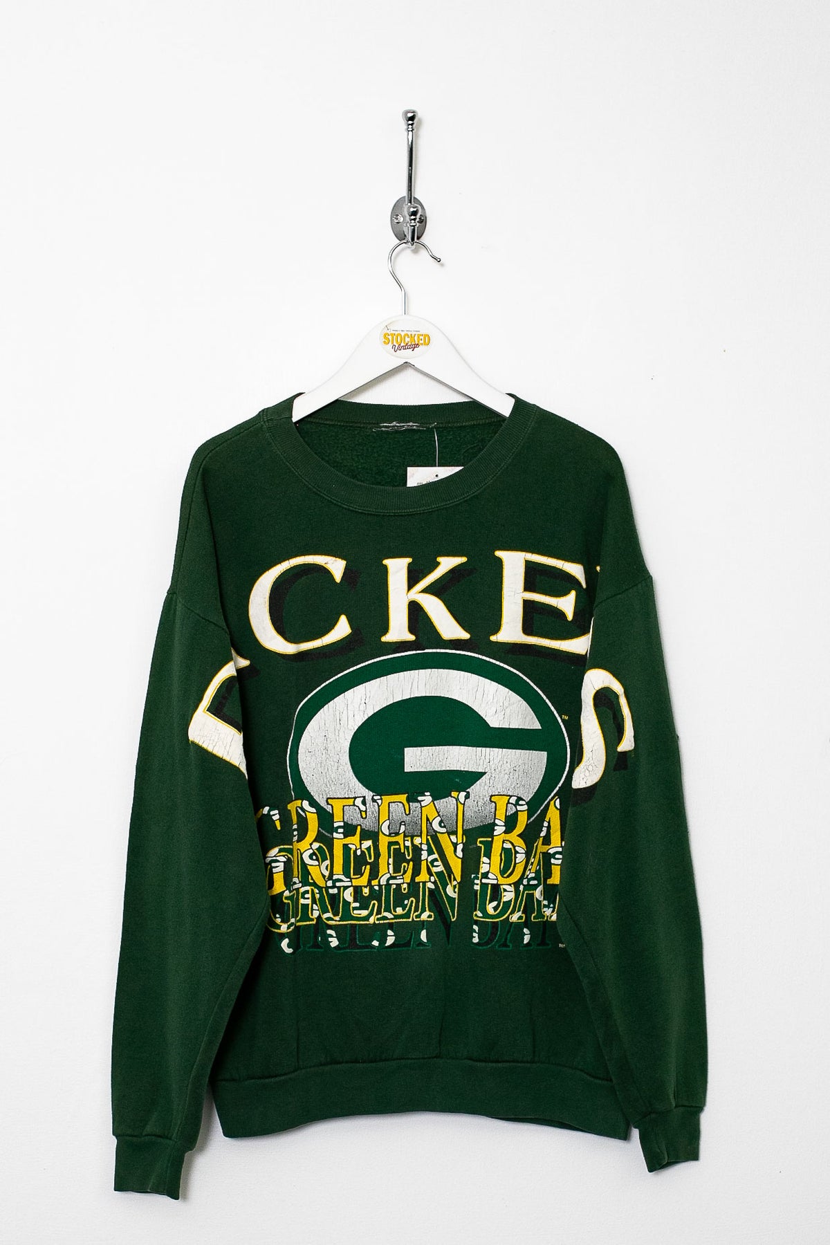 90s NFL Green Bay Packers Graphic Sweatshirt (S)
