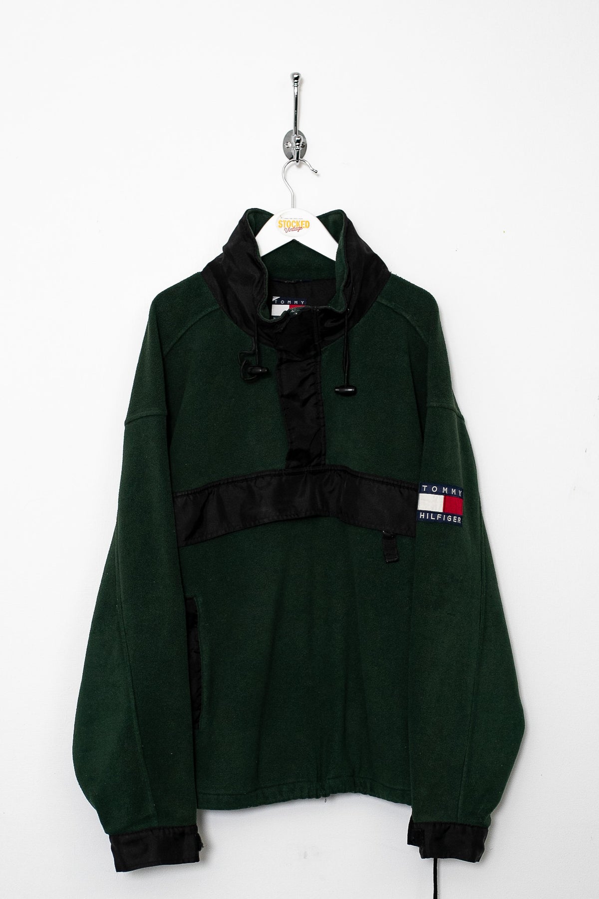 90s Tommy Hilfiger 1/4 Zip Fleece (L)