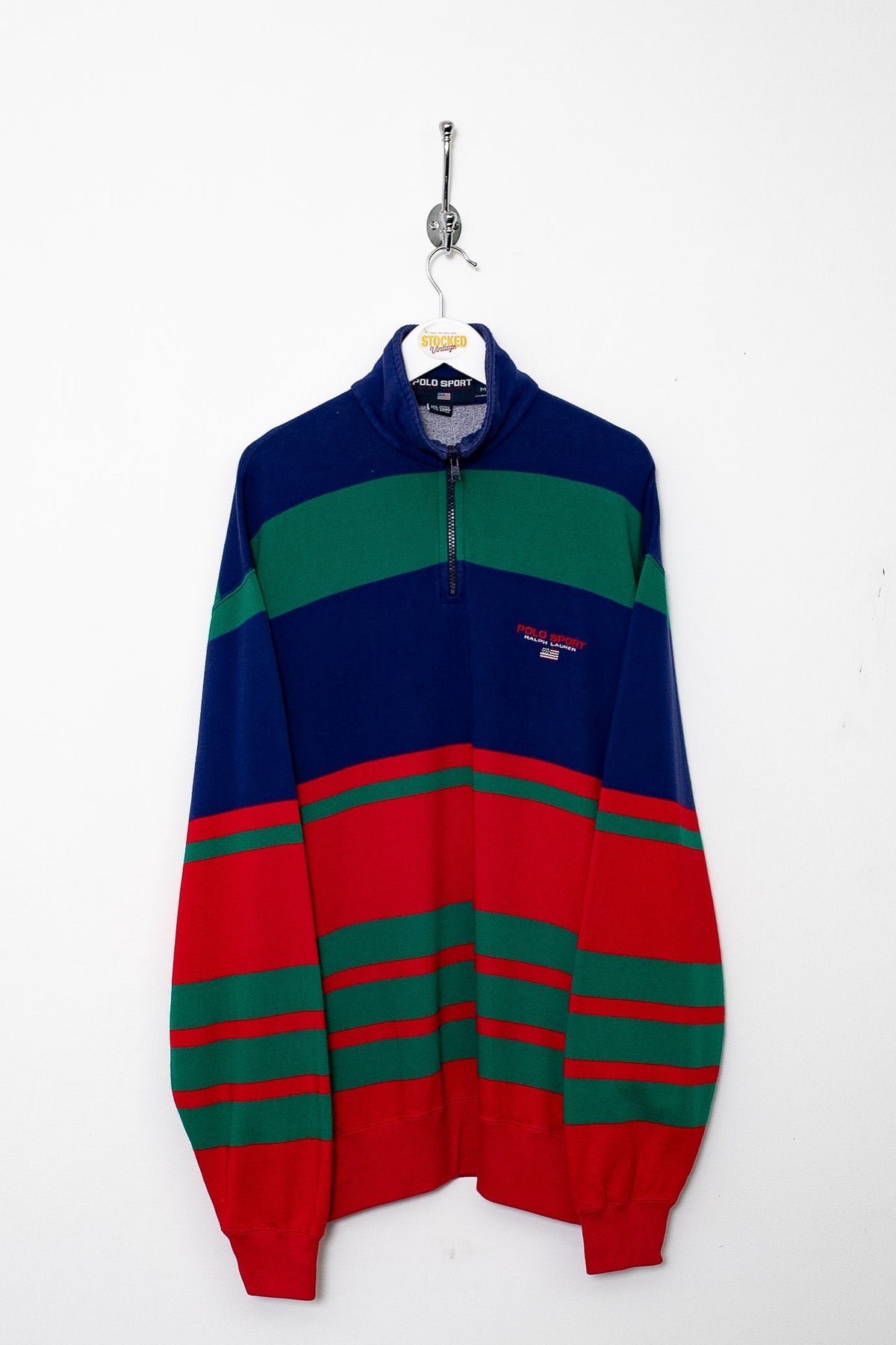 00s Ralph Lauren Polo Sport 1/4 Zip Sweatshirt (L)