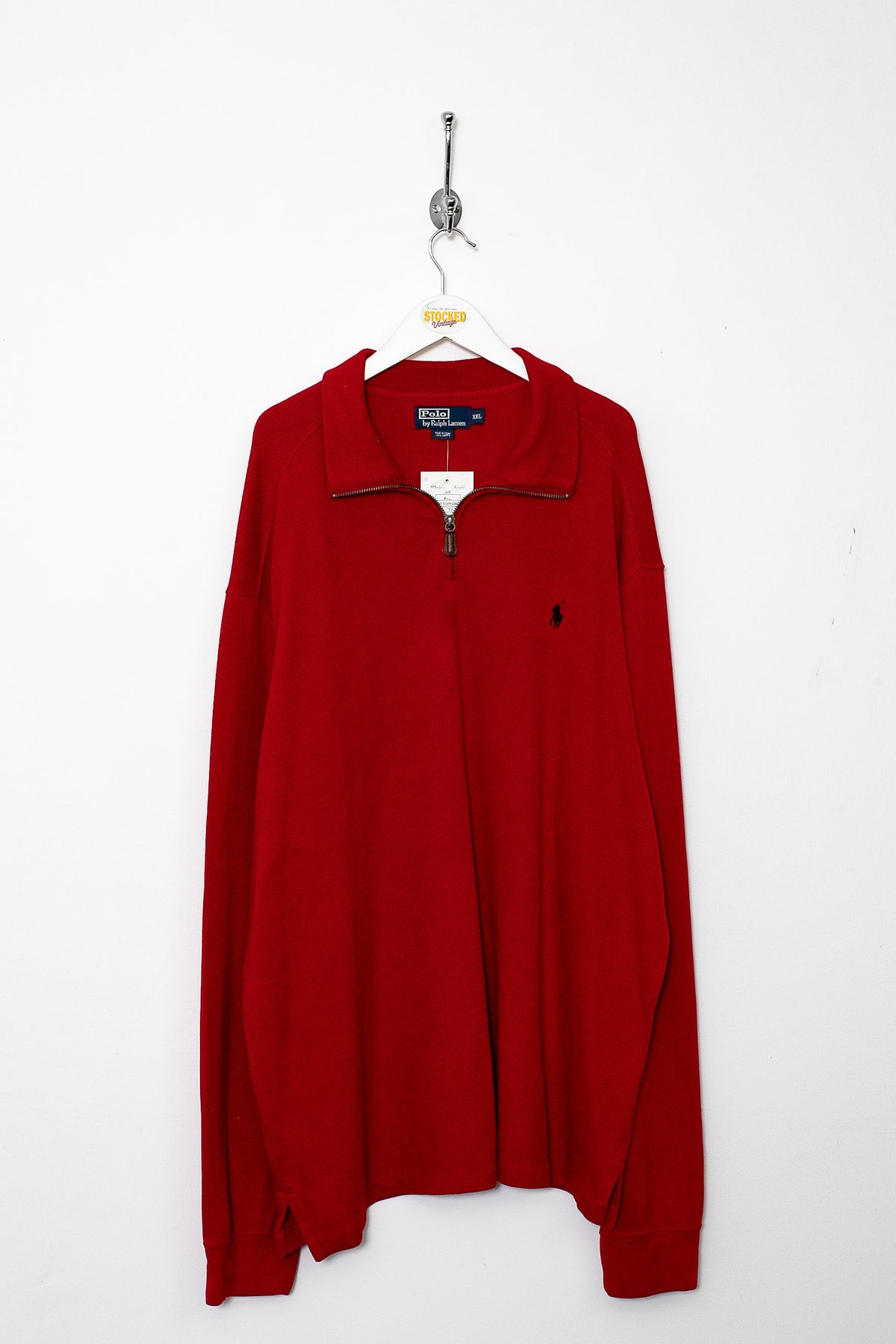 00s Ralph Lauren 1/4 Zip Sweatshirt (XXL)