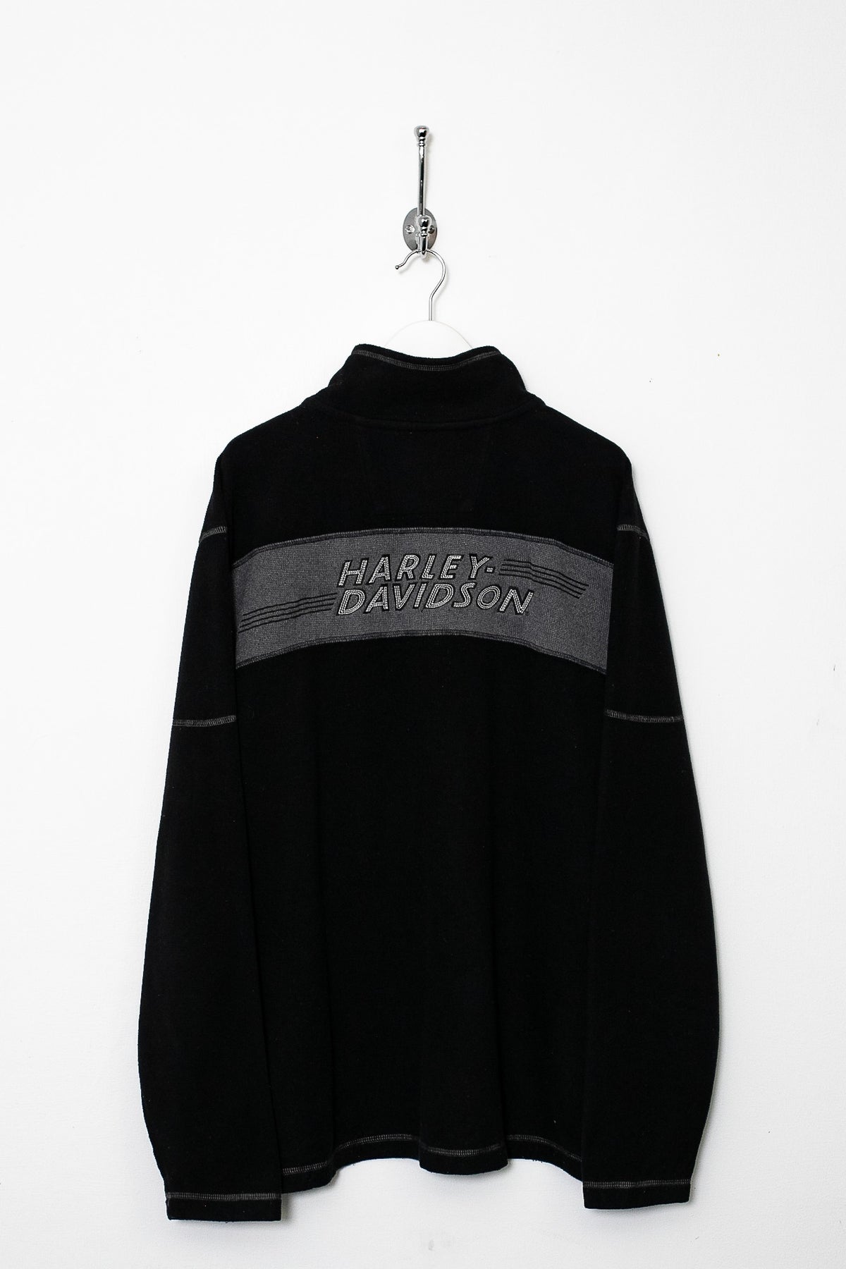 00s Harley Davidson 1/4 Zip Fleece (L)