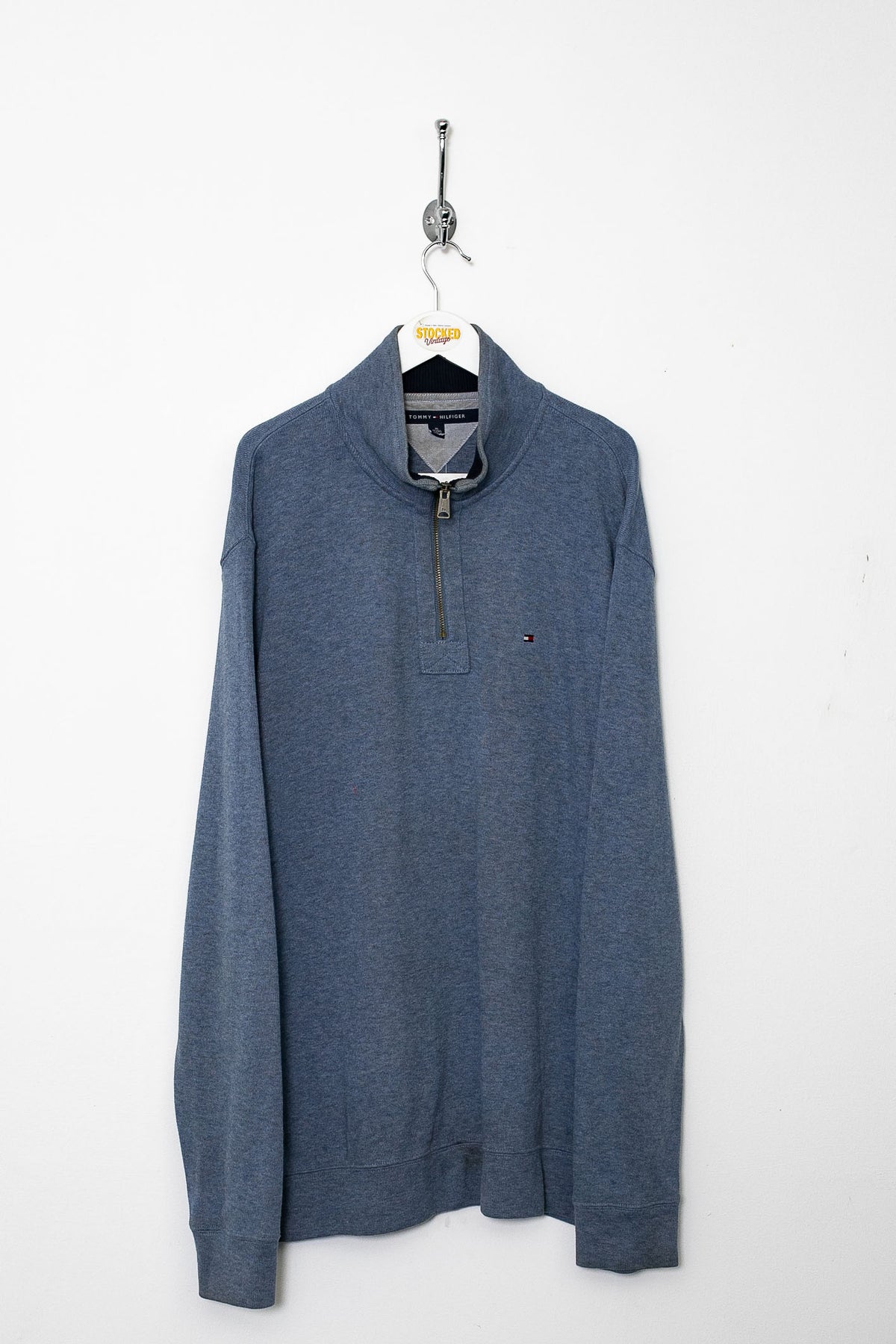 00s Tommy Hilfiger 1/4 Zip Sweatshirt (XL)