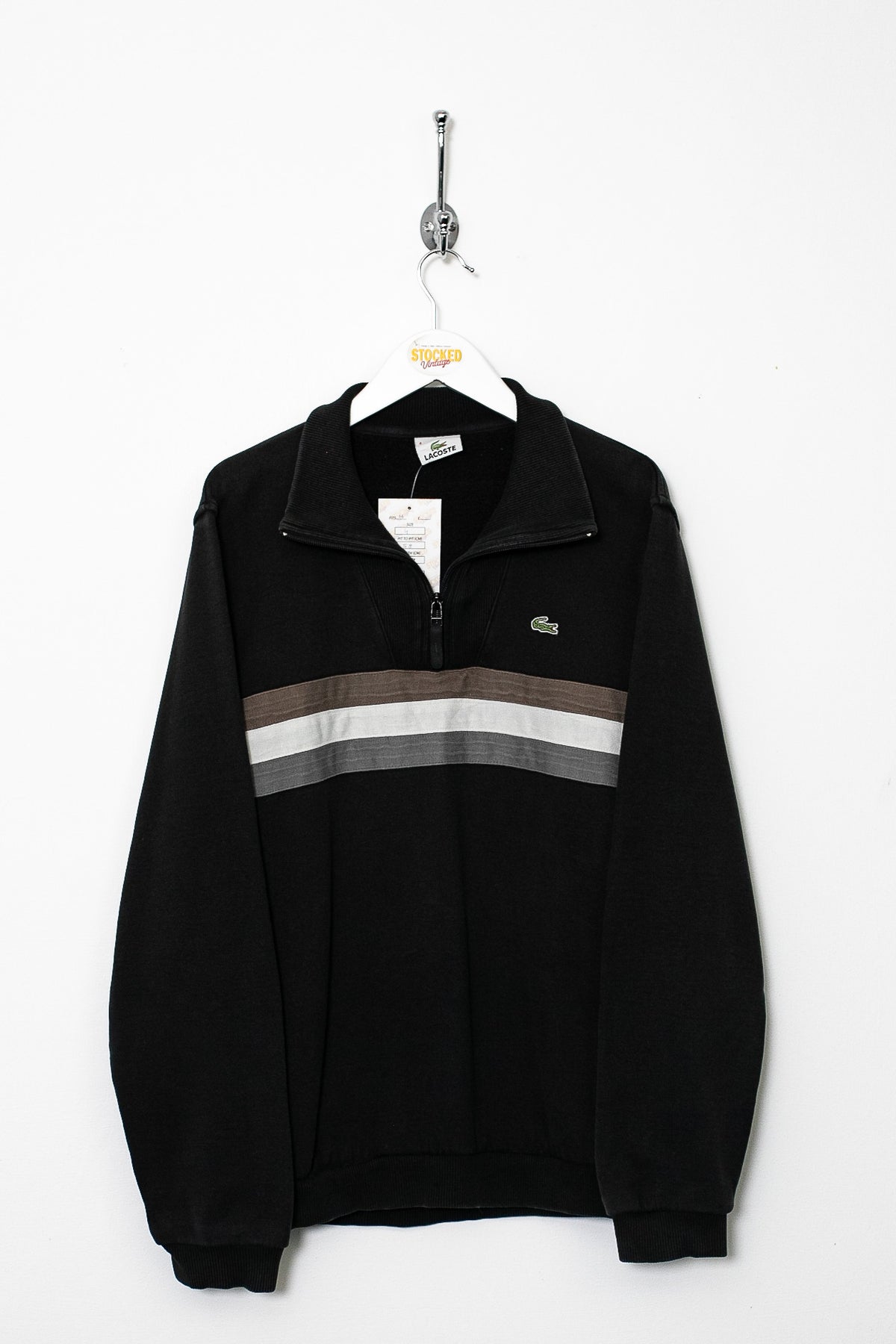 00s Lacoste 1/4 Zip Sweatshirt (S)