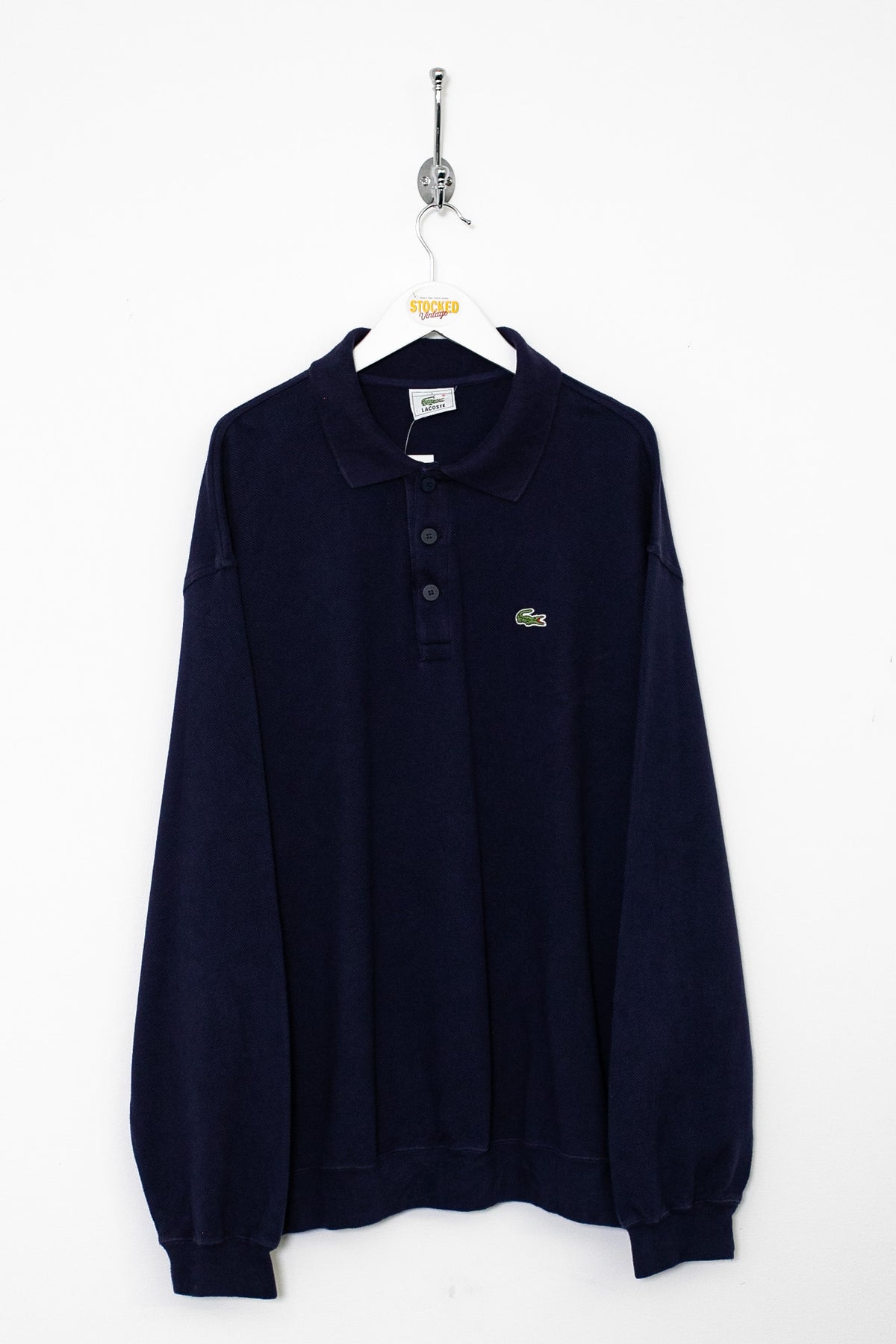 00s Lacoste Long Sleeve Polo Shirt (XL)