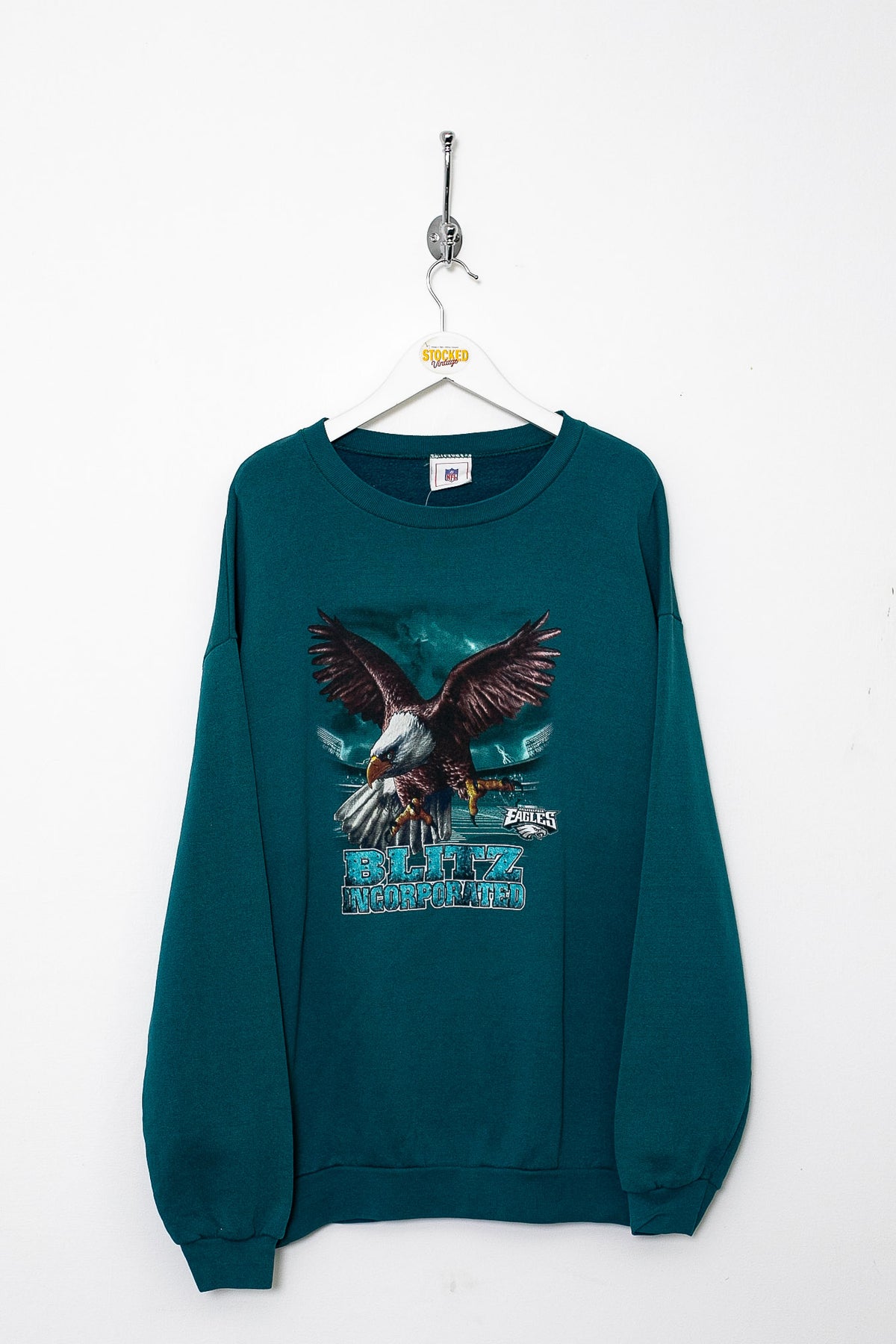 00s NFL Philadelphia Eagles Graphic Sweatshirt (L)