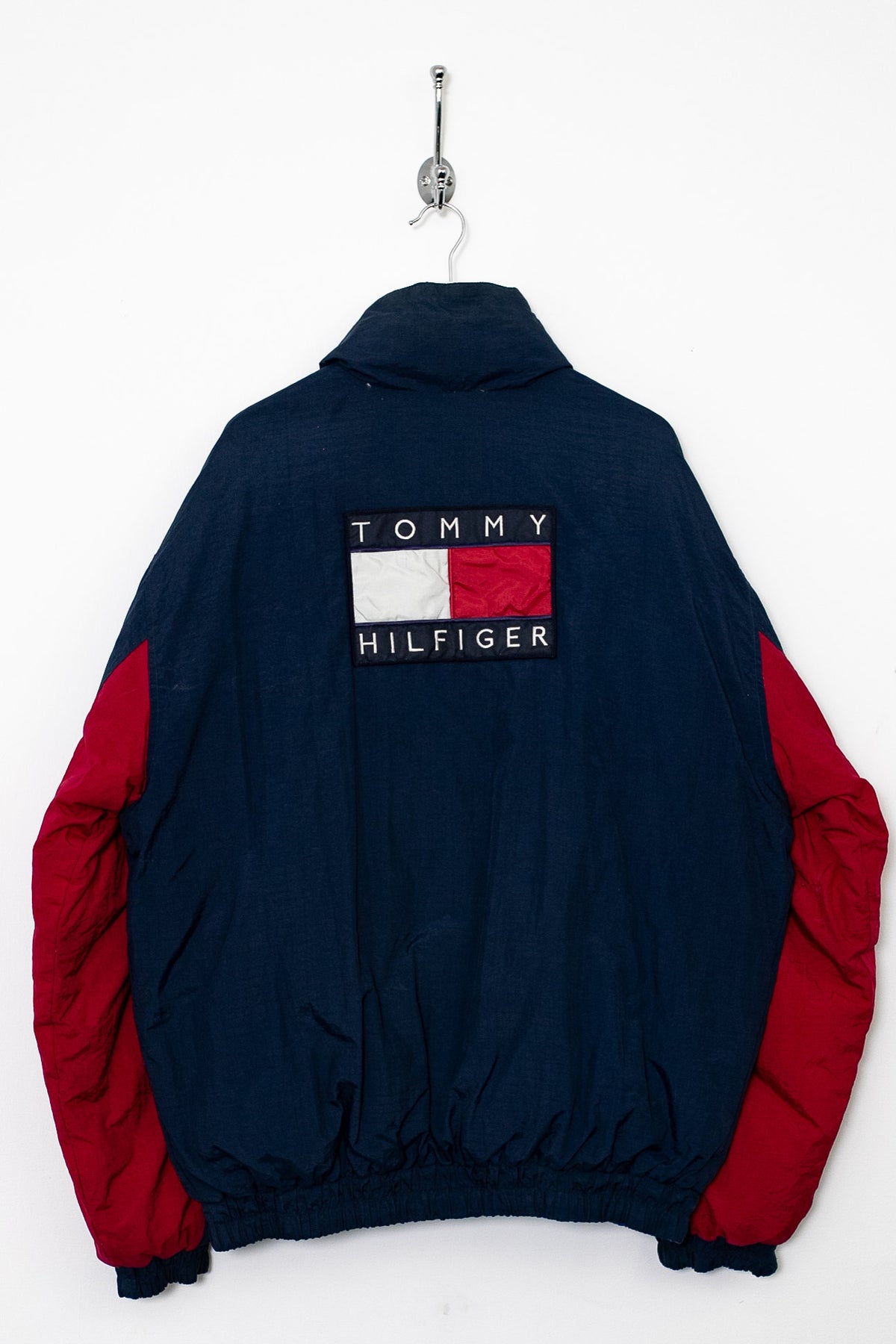 90s Tommy Hilfiger Reversible Puffer Jacket (L)