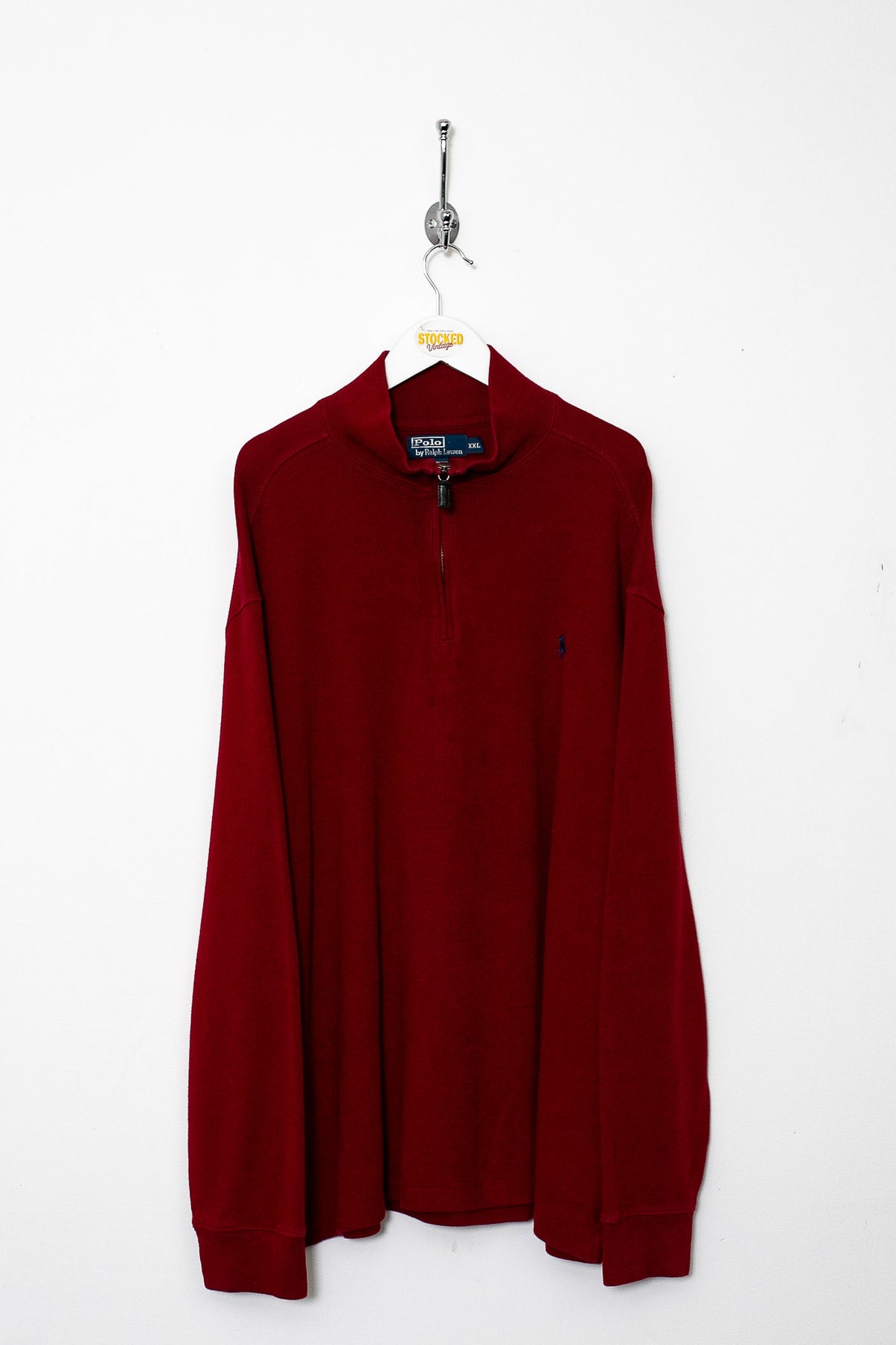 00s Ralph Lauren 1/4 Zip Sweatshirt (XXL)