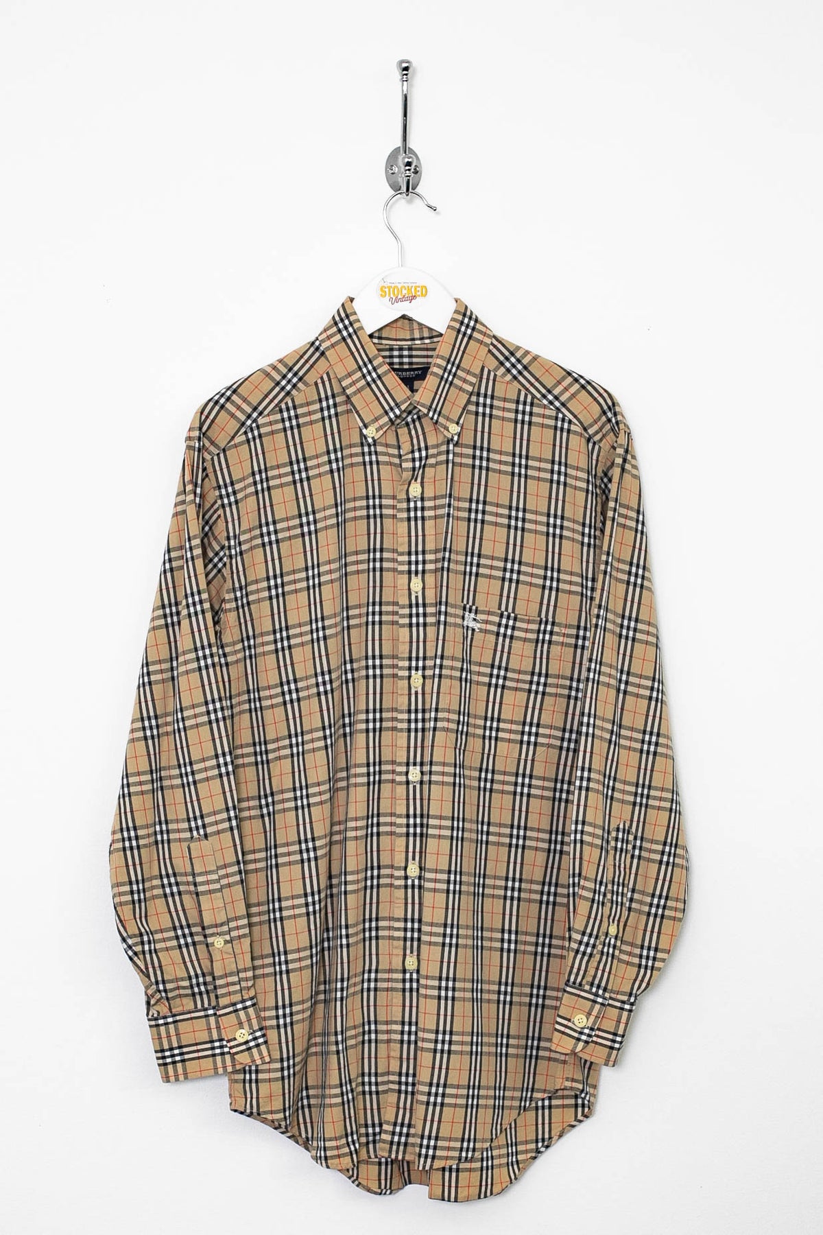 00s Burberry Nova Check shirt (S)