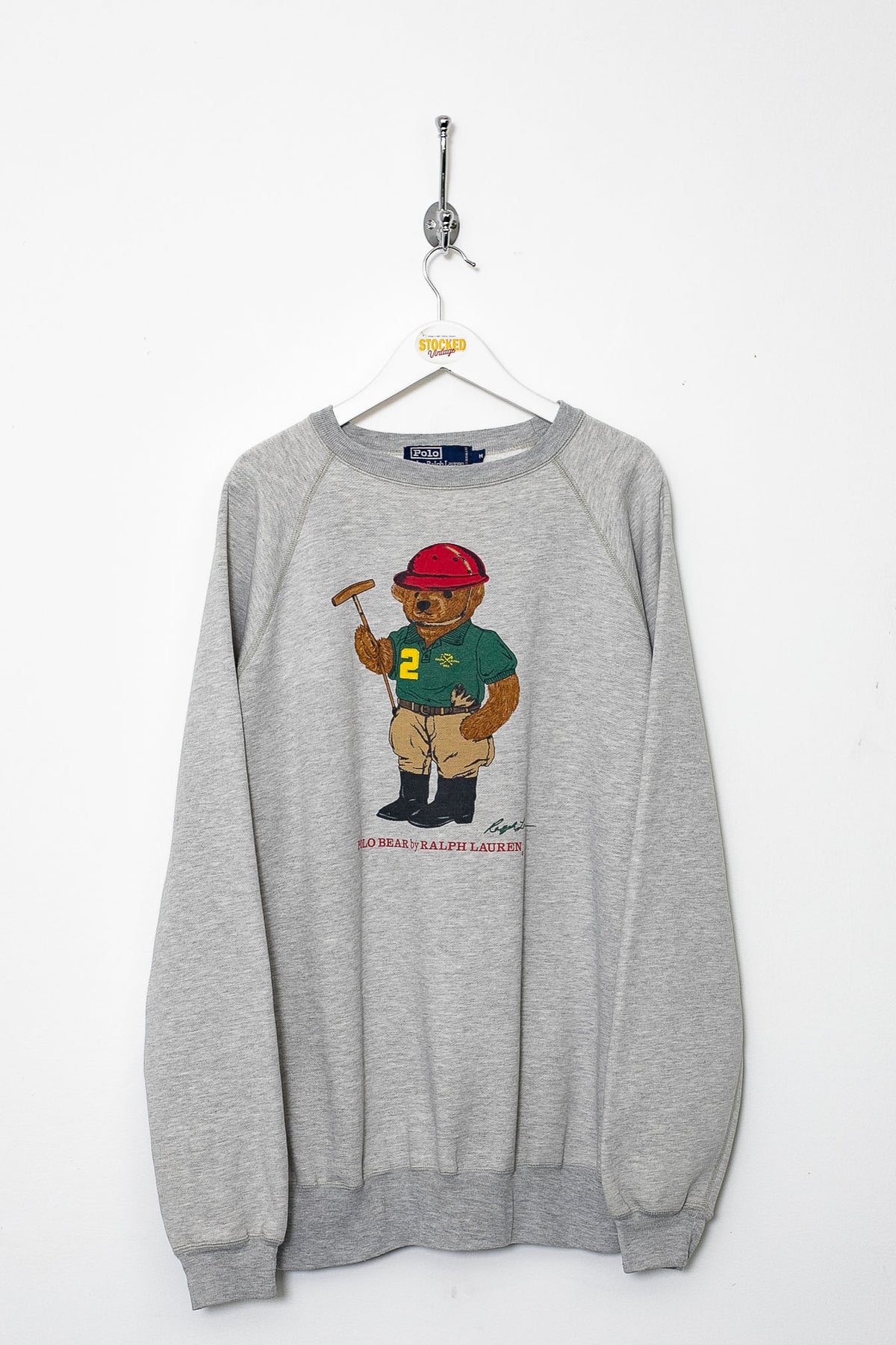 00s Ralph Lauren Polo Bear Sweatshirt (L)