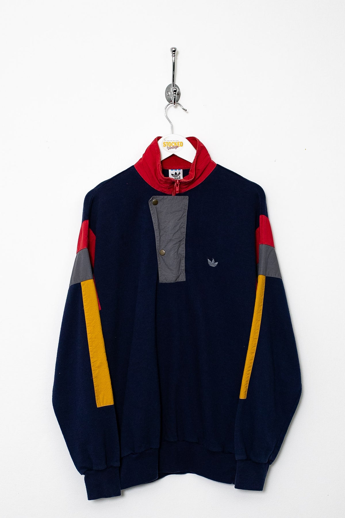 90s Adidas 1/4 Zip Sweatshirt (S)