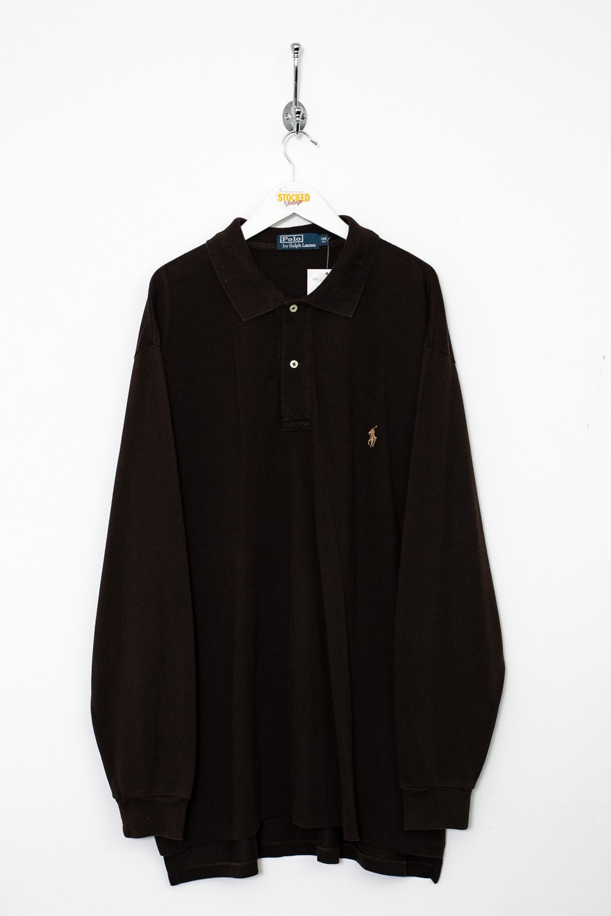 00s Ralph Lauren Long Sleeve Polo shirt (XXL)