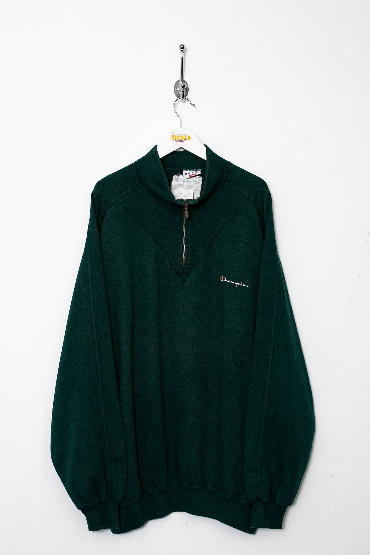 00s Champion 1/4 Zip Sweatshirt (XXL)