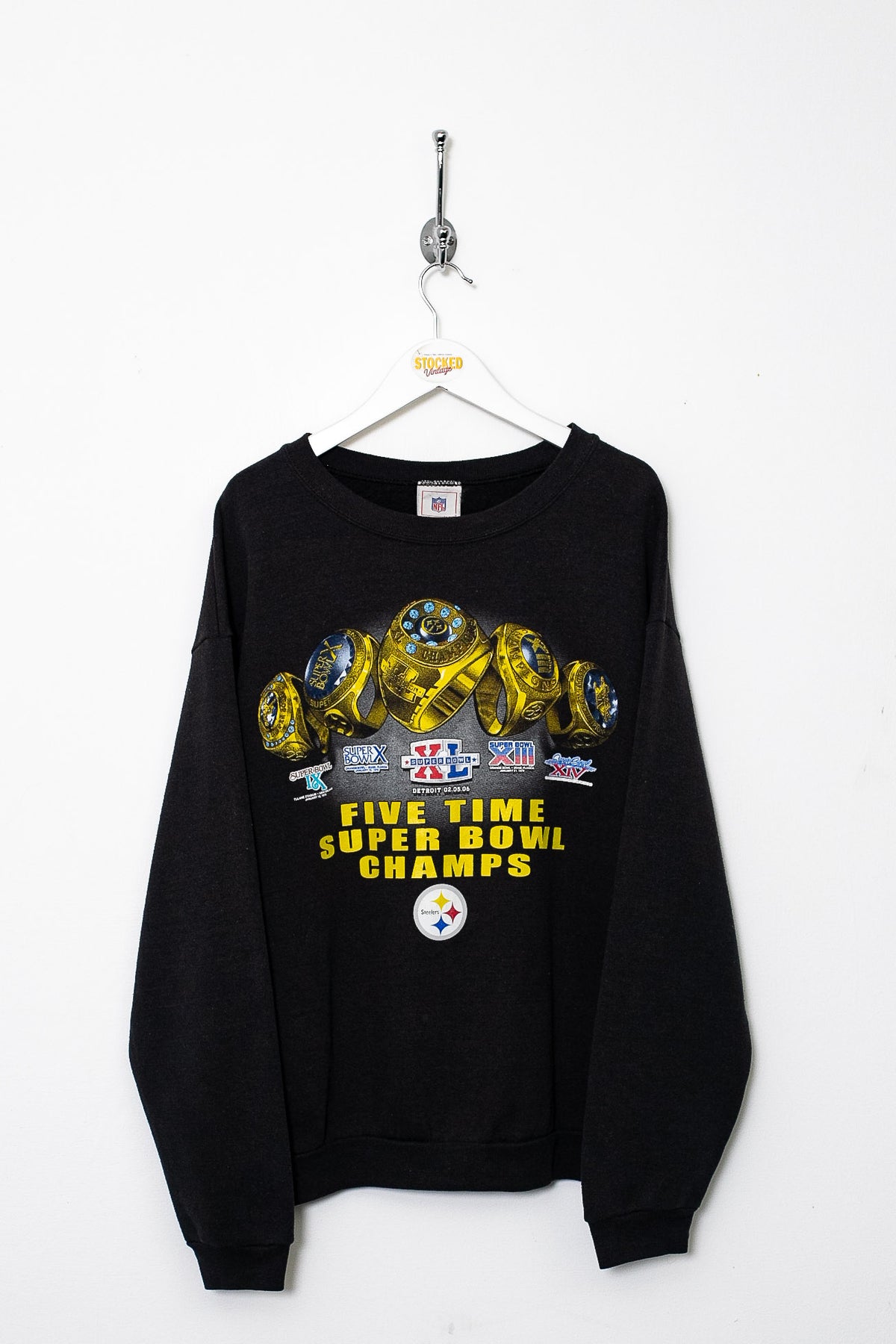 00s NFL Pittsburgh Steelers Graphic Sweatshirt (M)
