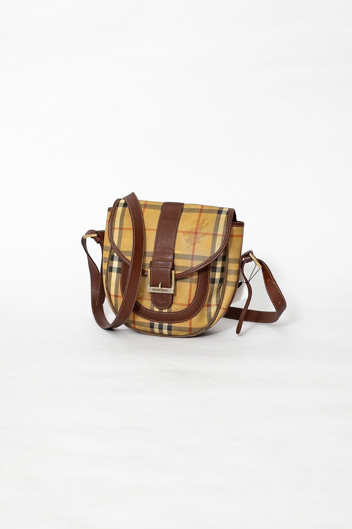 90s Burberry Nova Check Shoulder Bag
