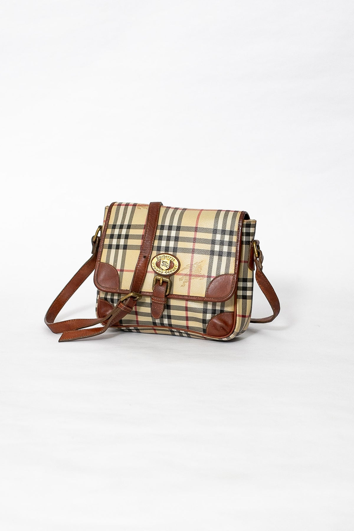 90s Burberry Nova Check Shoulder Bag