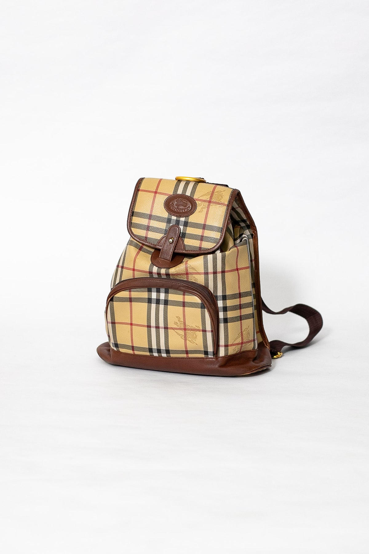 90s Burberry Nova Check Backpack