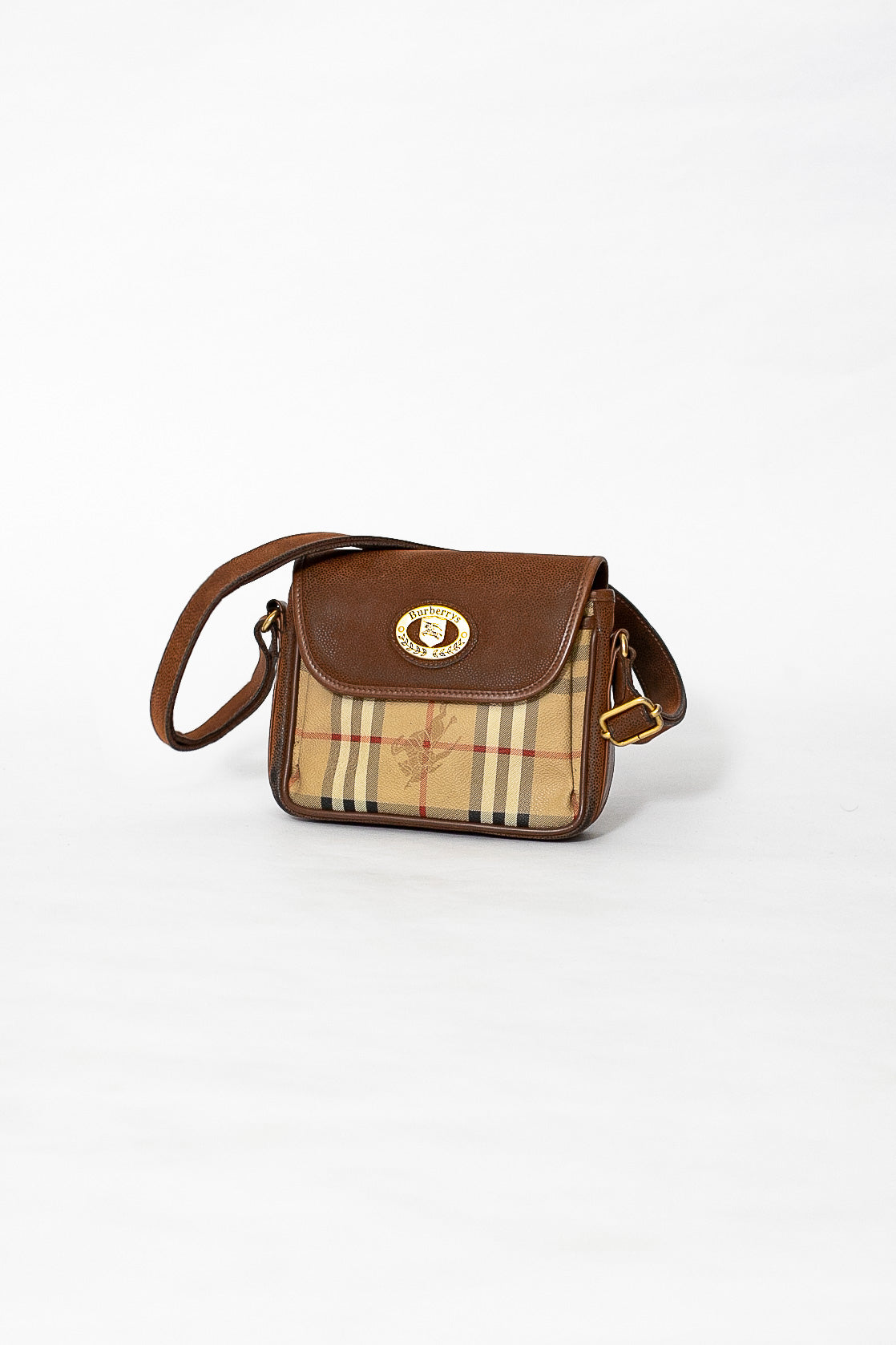 90s Burberry Nova Check Shoulder Bag