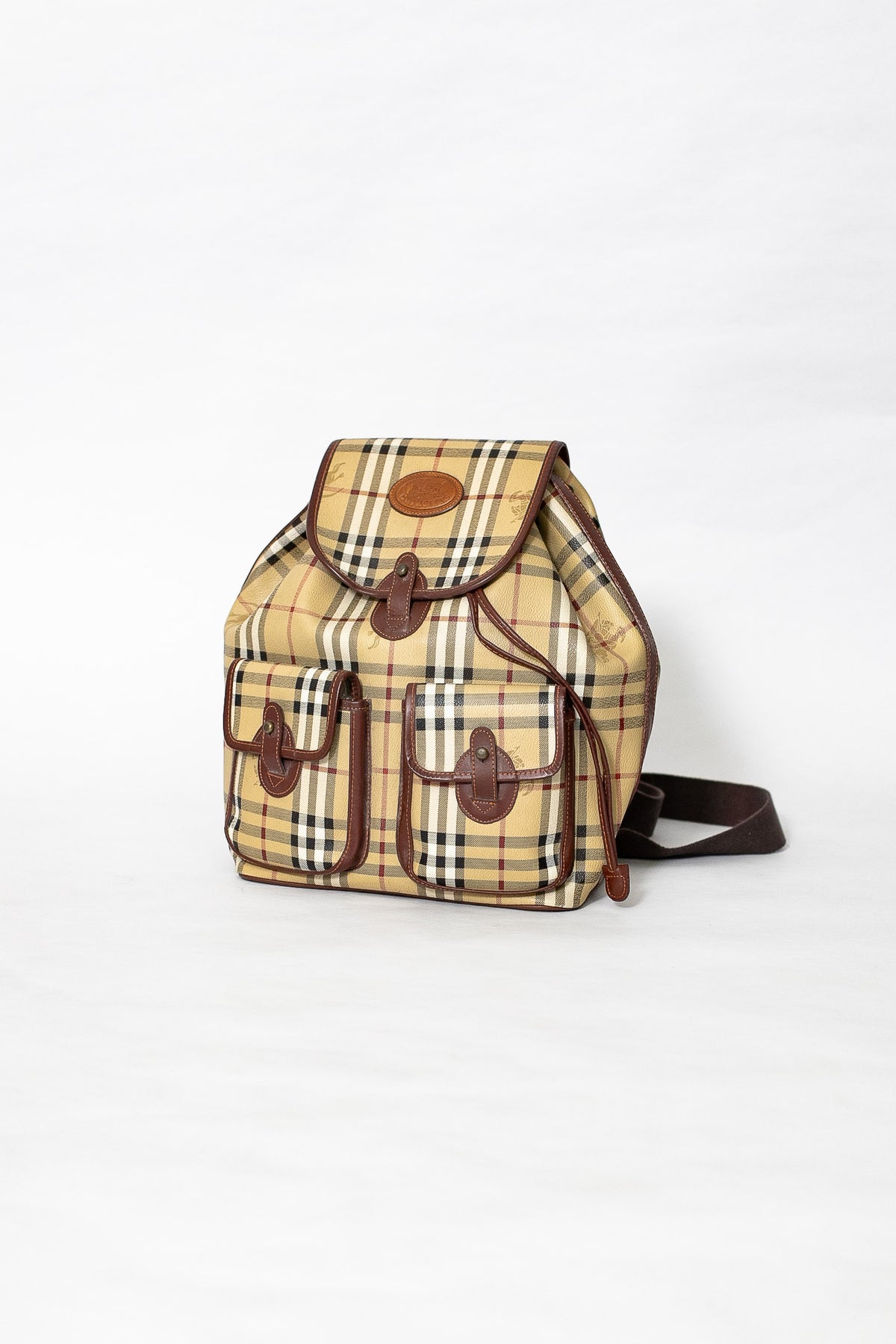 90s Burberry Nova Check Backpack