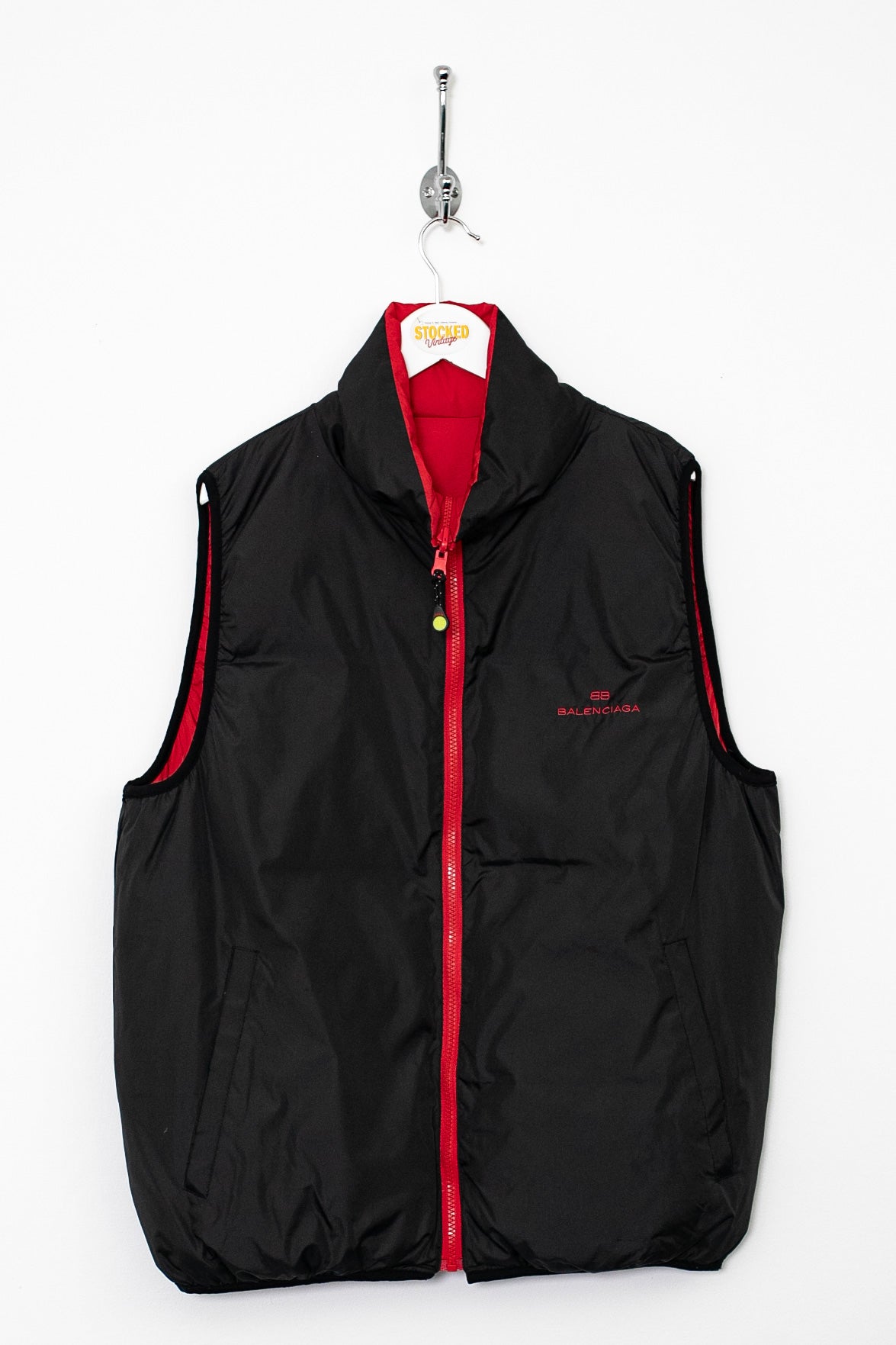 90s Balenciaga Reversible Gilet Puffer Jacket (M)