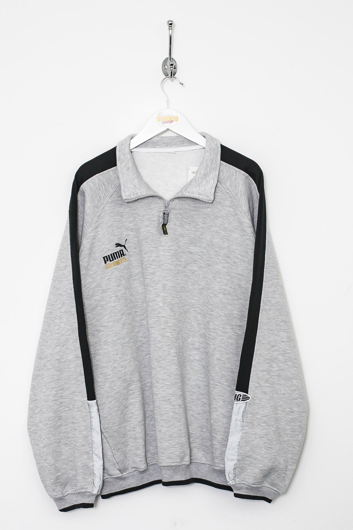 90s Puma King 1/4 Zip Sweatshirt (XL)
