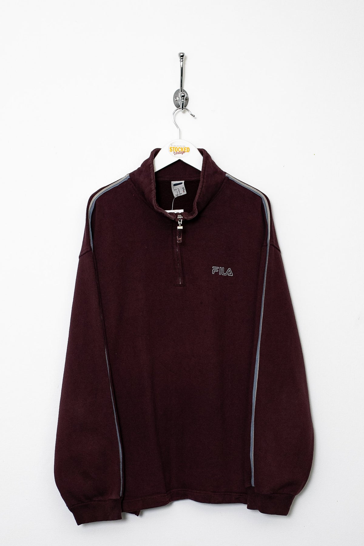 00s Fila 1/4 Zip Sweatshirt (M)