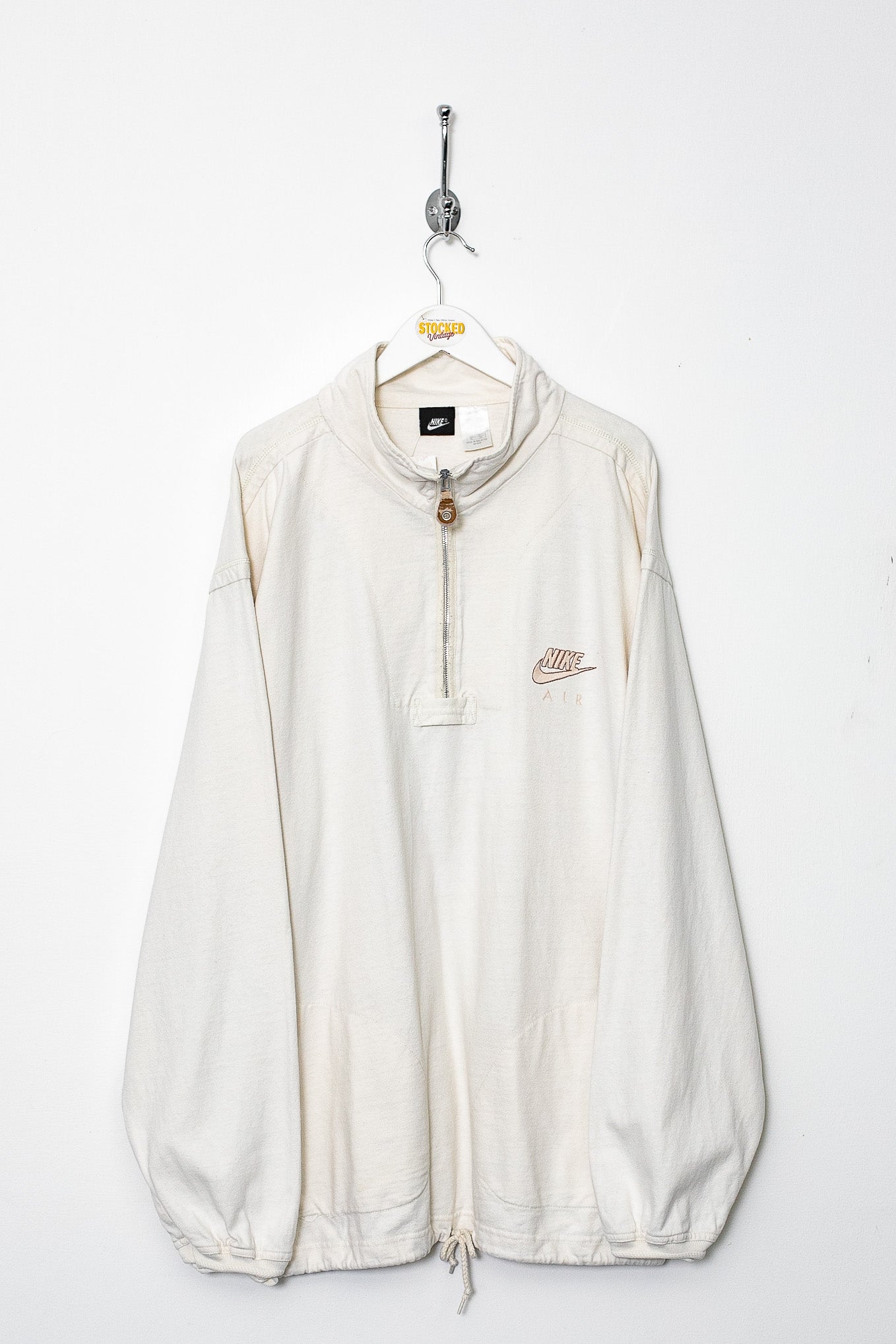 Hvit×zu sweat 90s Nike 1/4 Zip Sweatshirt (XL) – Stocked Vintage