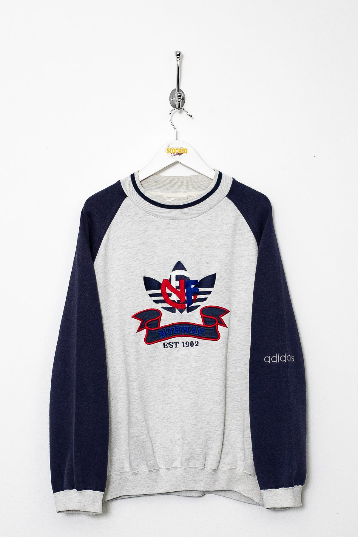 90s Adidas Norway Training Sweatshirt (M)