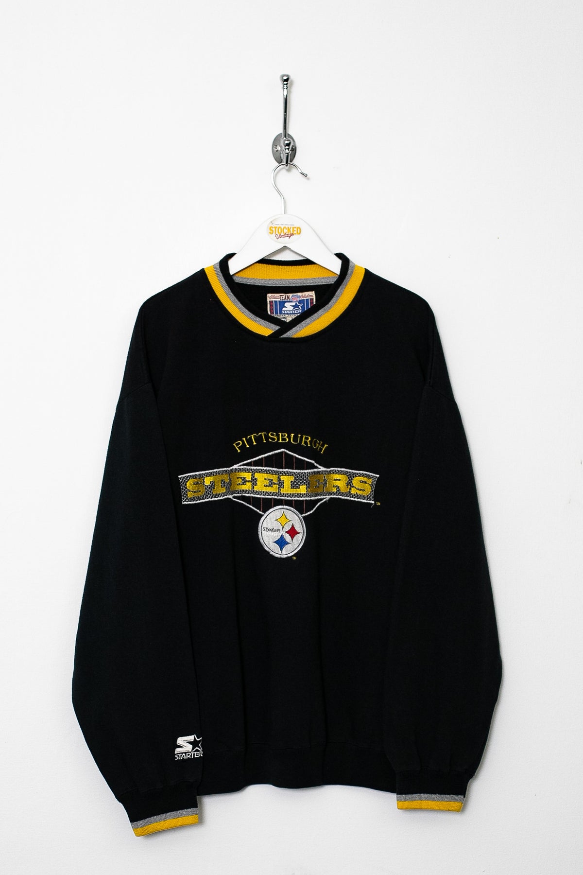90s Starter NFL Pittsburgh Steelers Sweatshirt (L)