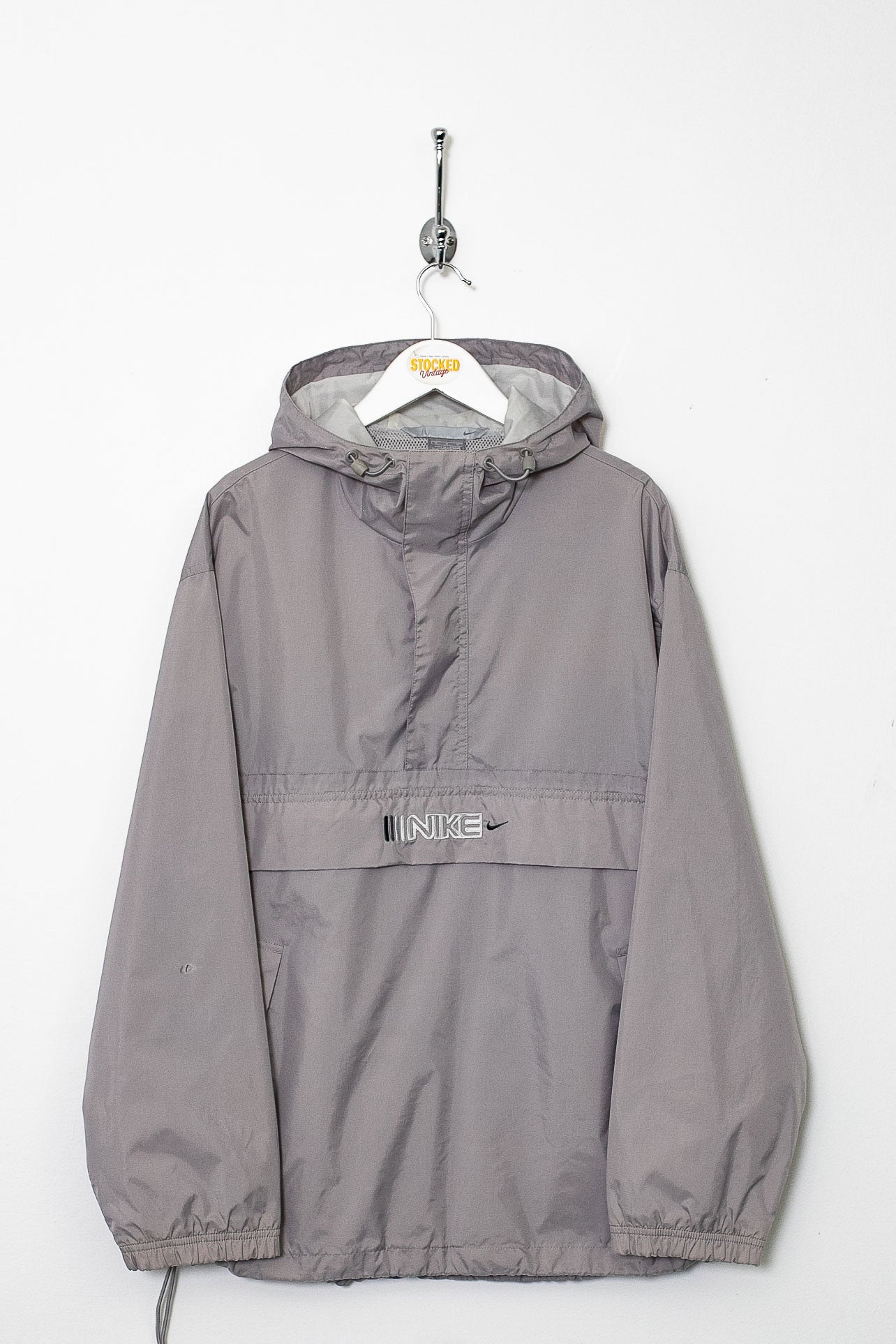 90-00s NIKE M-65型 ジャケット ヘビーコットン XXL グレー 90s NIKE Logo Nylon Jacket 灰 XL ナイキ ナイロンジャケット
