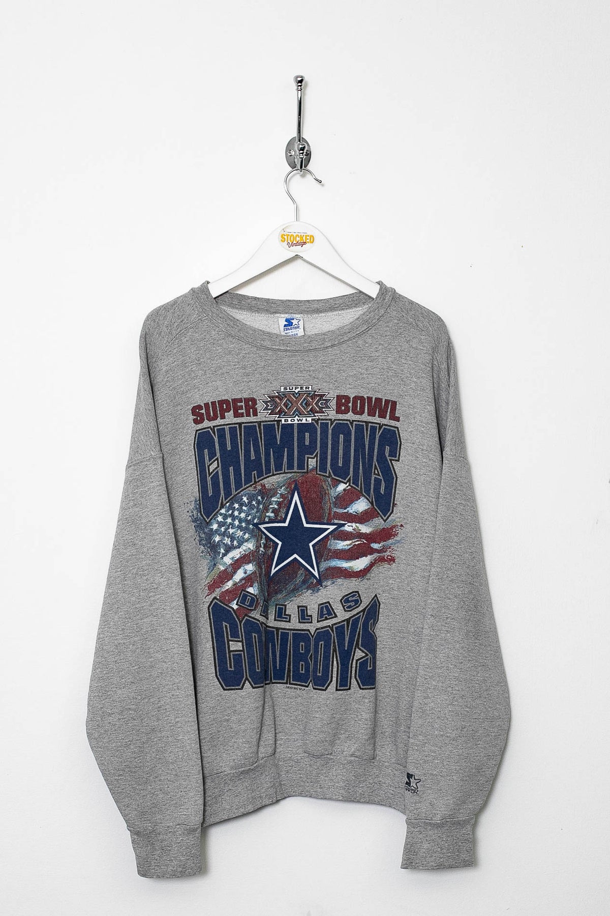 1999 Starter NFL Dallas Cowboys Graphic Sweatshirt (M)