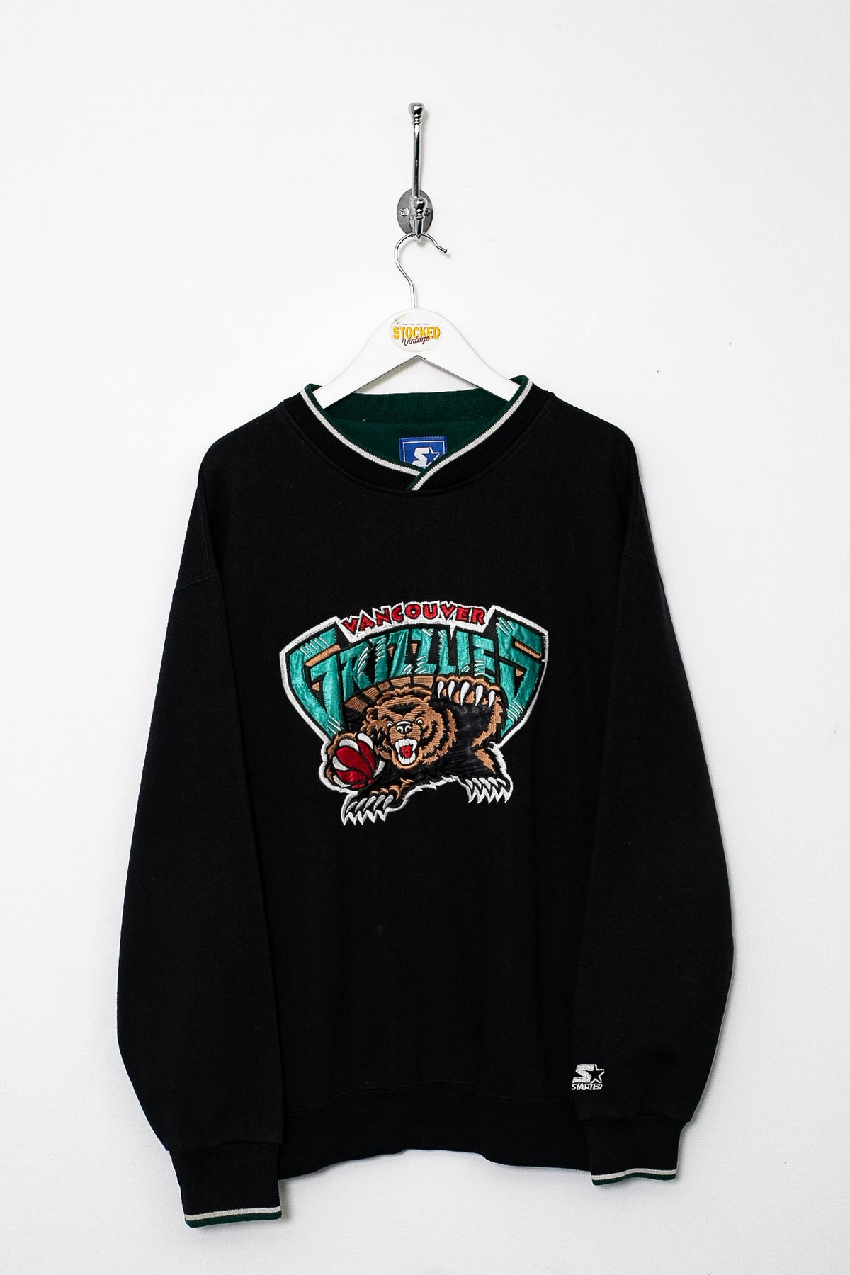 90s Starter NBA Vancouver Grizzlies Sweatshirt (M)