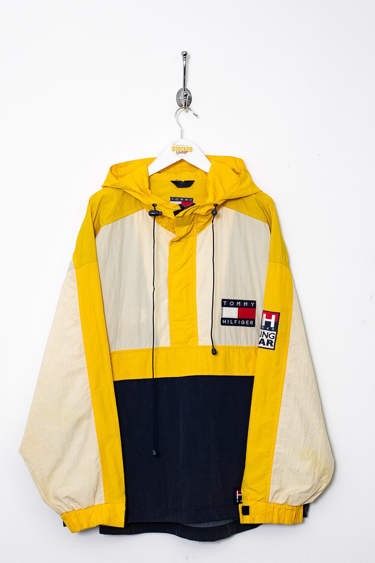 90s Tommy Hilfiger 1/4 Zip Jacket (L)