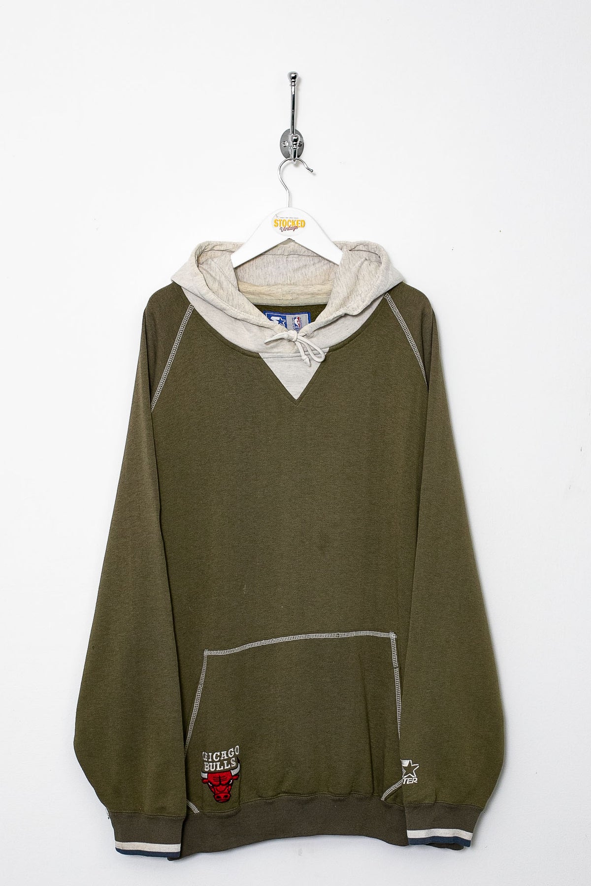 90s Starter NBA Chicago Bulls Hoodie (XL)