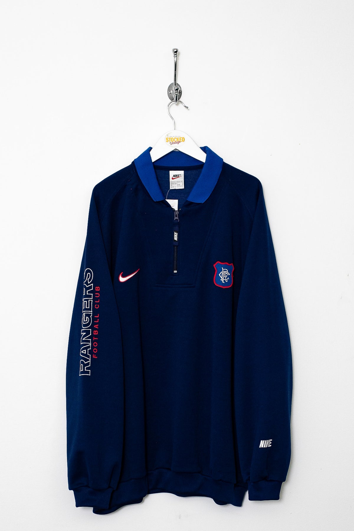 90s Nike Rangers 1/4 Zip Training Pullover (XXL)