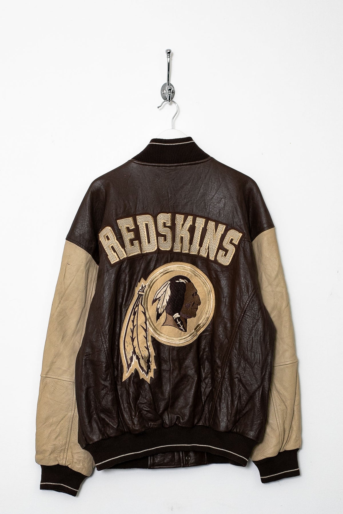 00s NFL Washington Redskins Leather Jacket (M)