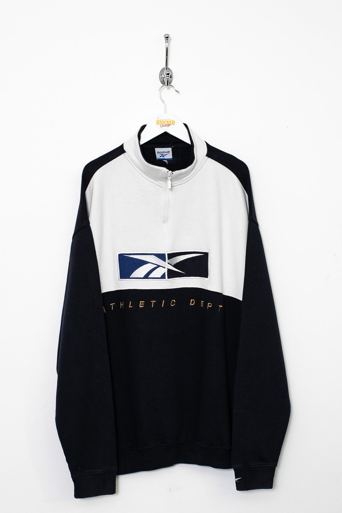 00s Reebok 1/4 Zip Sweatshirt (L)