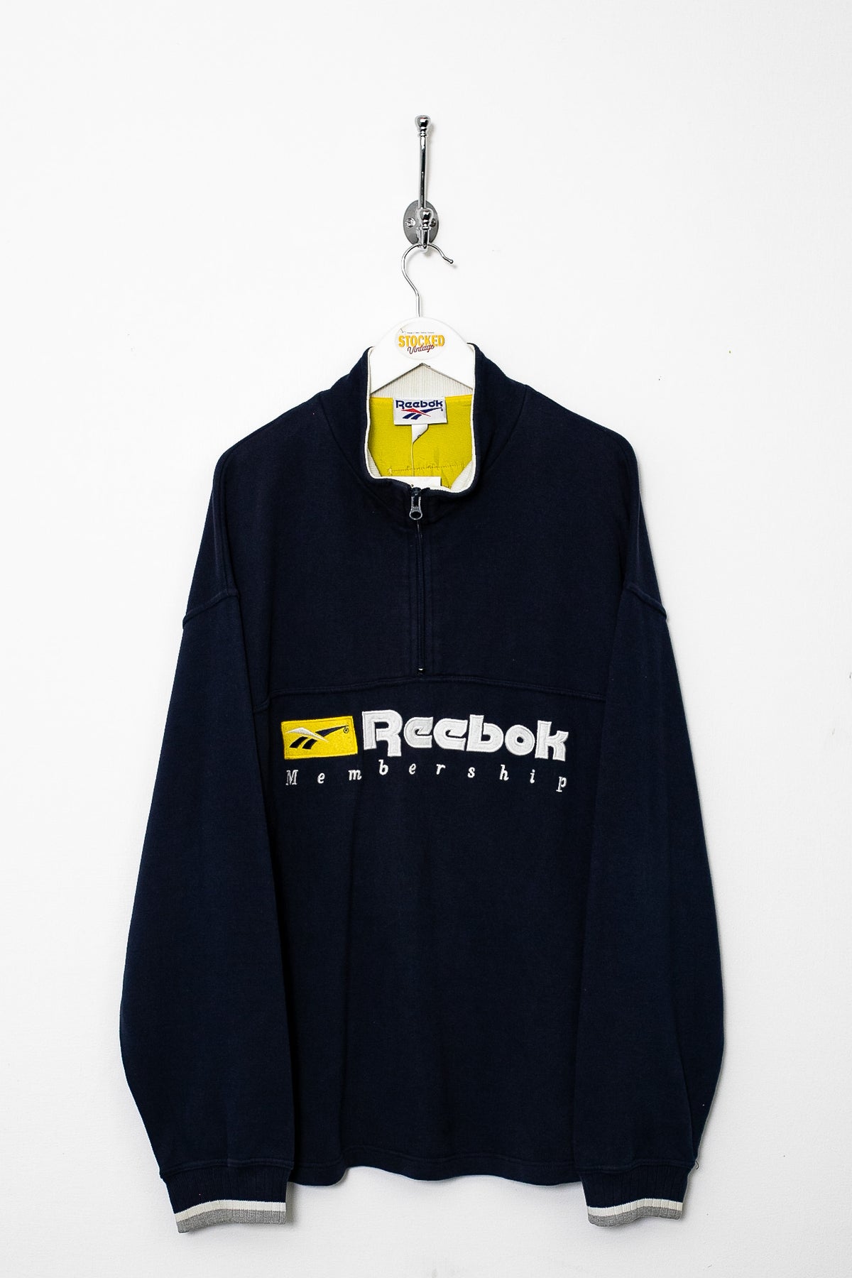 00s Reebok 1/4 Zip Sweatshirt (S)