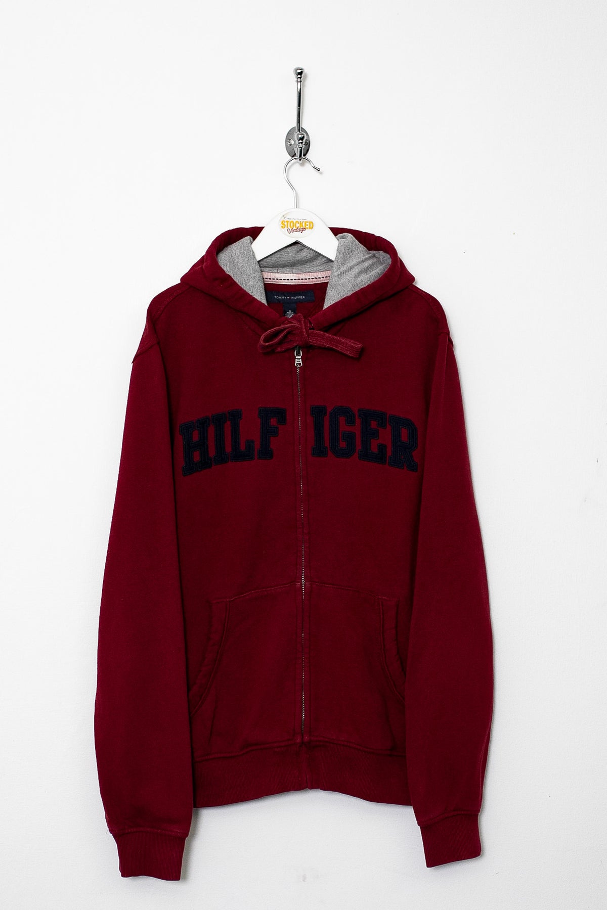 00s Tommy Hilfiger Zipped Hoodie (M)