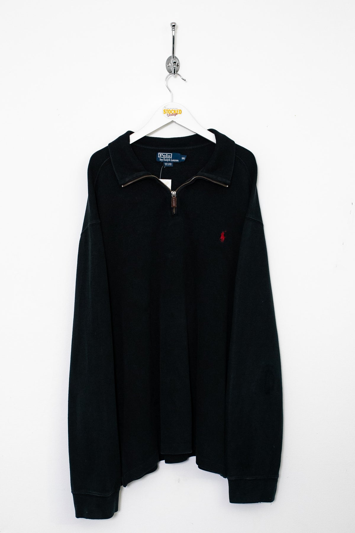 00s Ralph Lauren 1/4 Zip Sweatshirt (XXL)