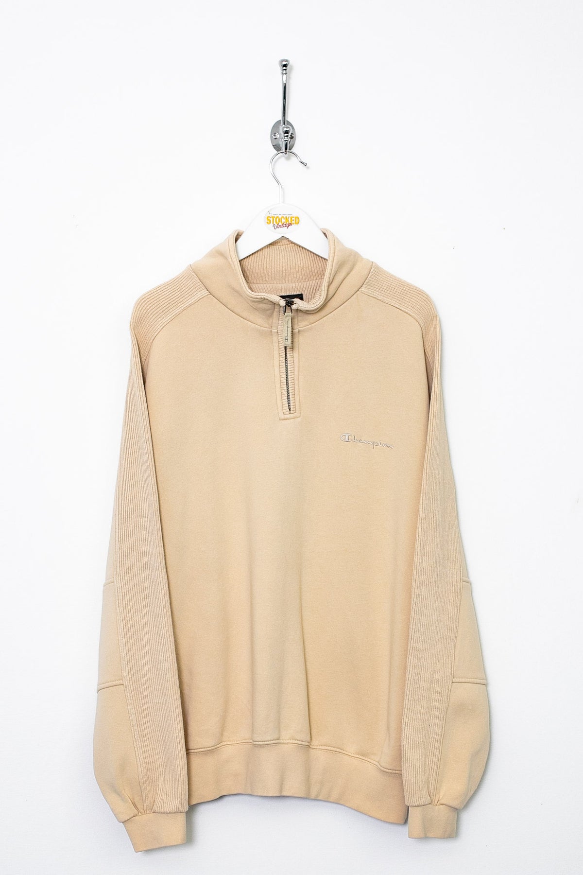 00s Champion 1/4 Zip Sweatshirt (L)