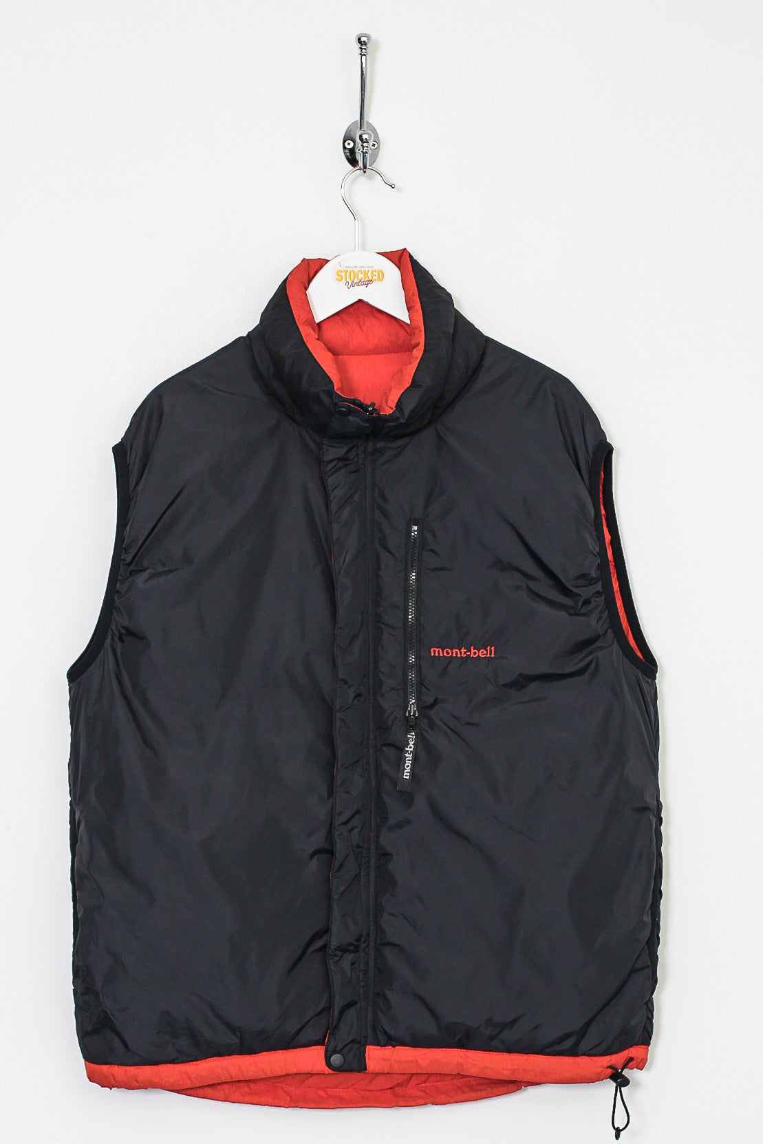 90s Mont Bell Reversible Down Filled Gilet Puffer Jacket (M ...