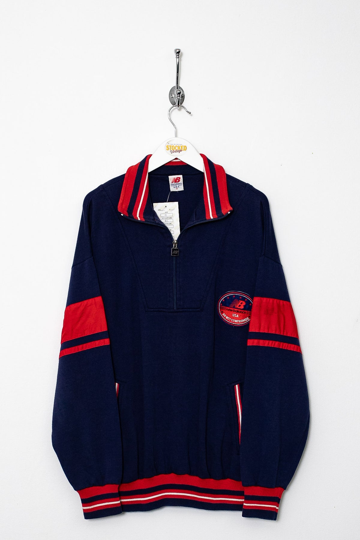 90s New Balance 1/4 Zip Sweatshirt (M)